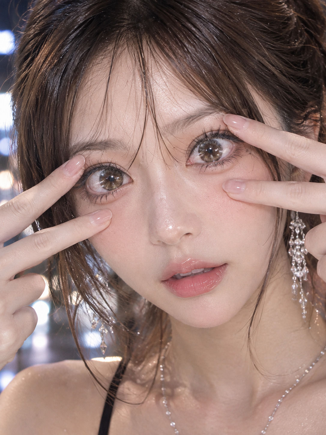【美顔・美瞳】開眼美少女コレクション 〜美顔接写＆美瞳強調CG集〜