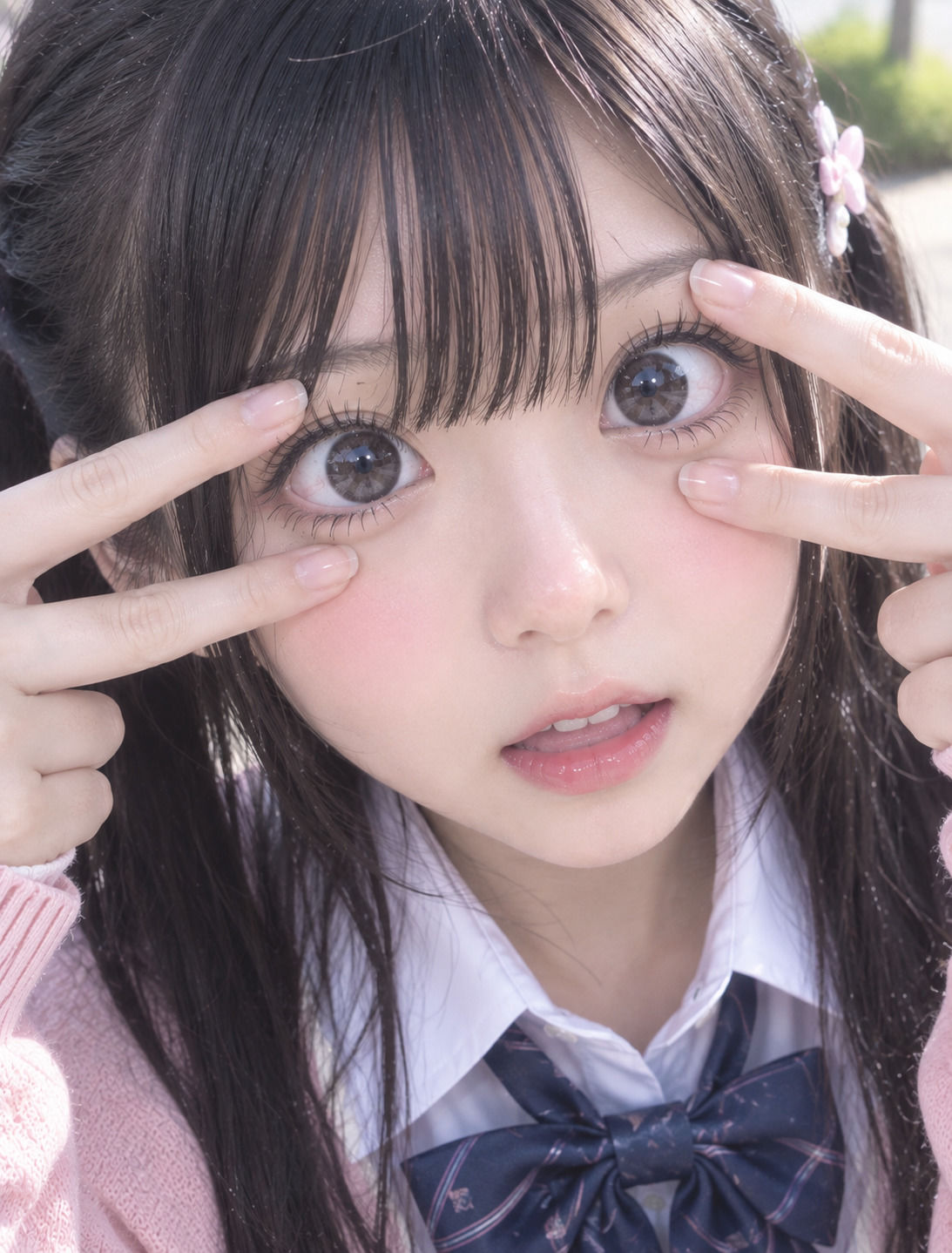 【美顔・美瞳】開眼美少女コレクション 〜美顔接写＆美瞳強調CG集〜