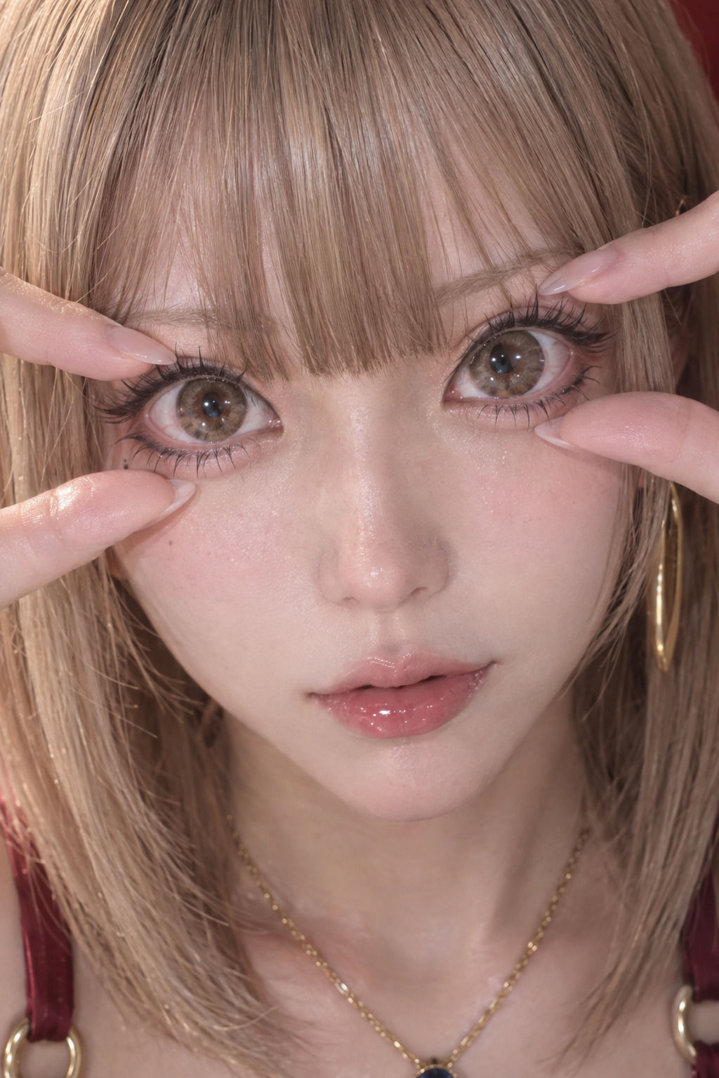 【美顔・美瞳】開眼美少女コレクション 〜美顔接写＆美瞳強調CG集〜