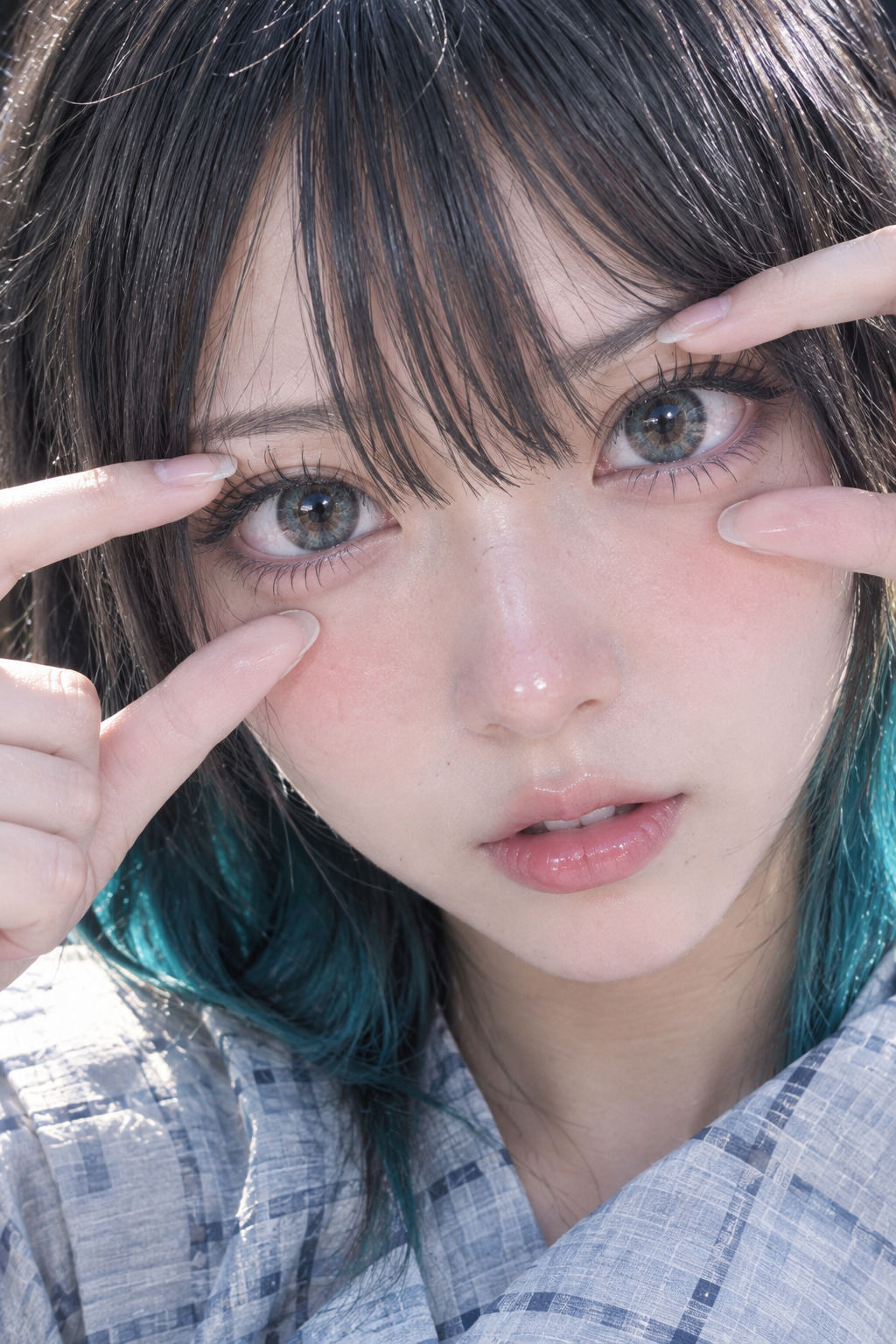 【美顔・美瞳】開眼美少女コレクション 〜美顔接写＆美瞳強調CG集〜