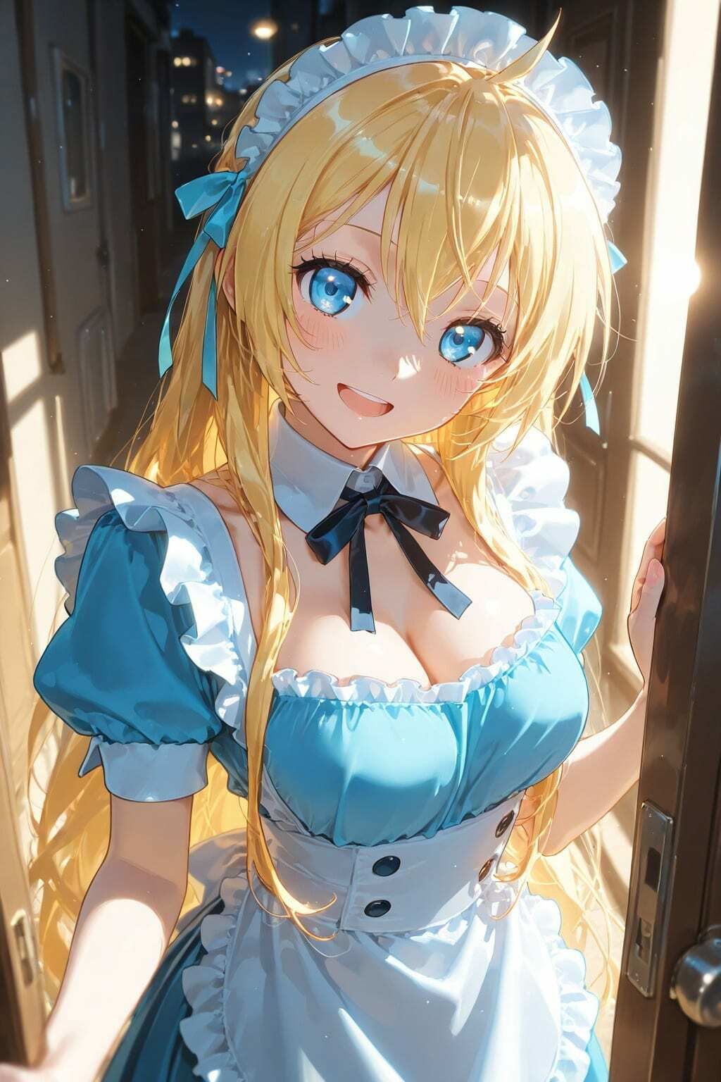 コスプレナイト 〜ネコミミ&メイドと家で海辺で〜 ニ〇コイ サンプル1