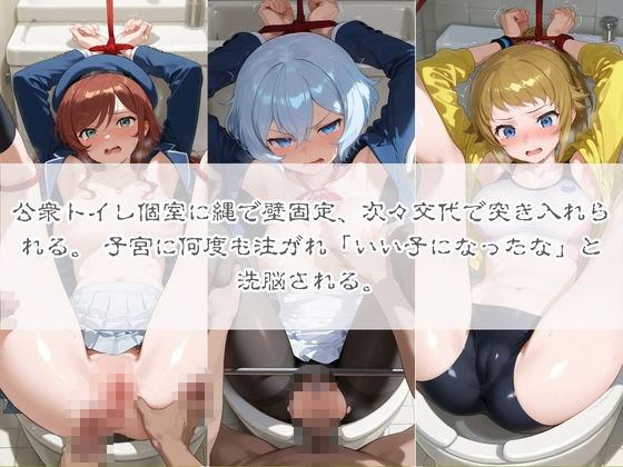 清楚系ヒロインがホームレスに拉致されて監禁いいなりオナホ化 ガ〇ダムビルドファイターズトライ サンプル画像3