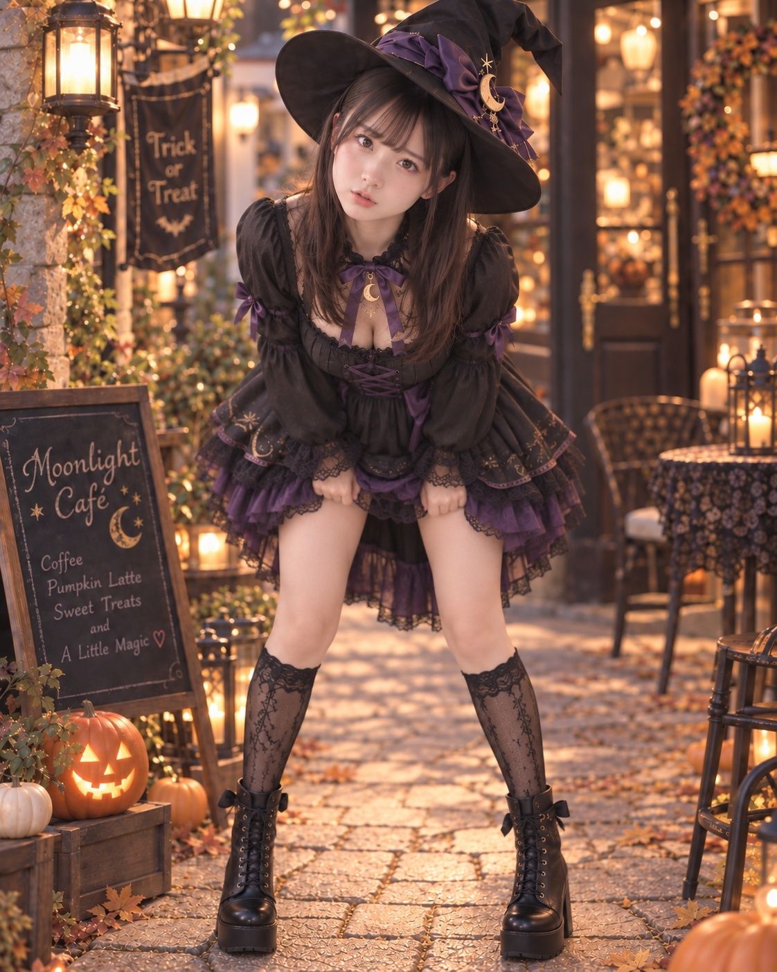 カウントダウンあり ひなのハロウィンコスプレ サンプル画像 1