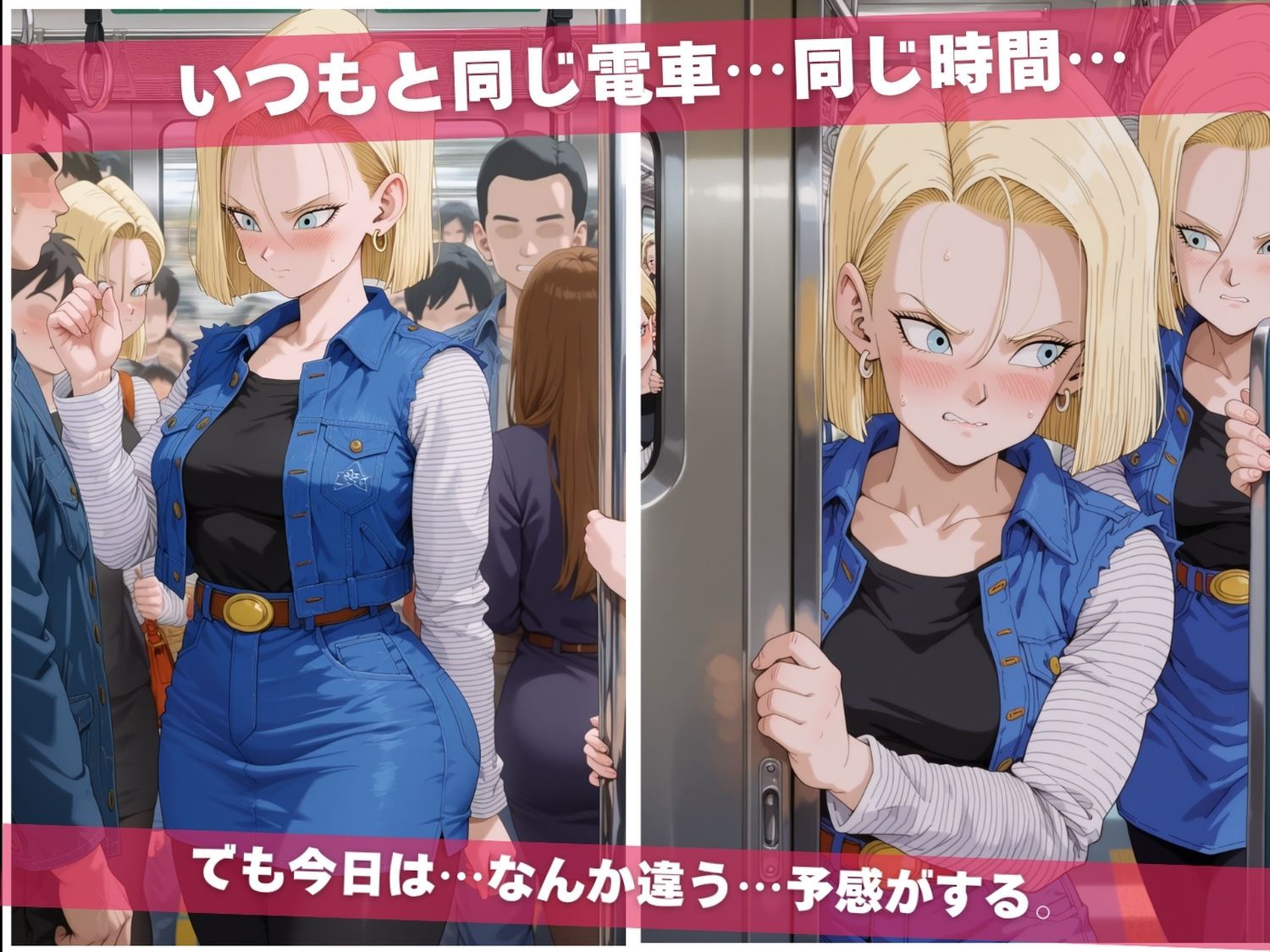 満員痴●電車肉便器化計画 ド●ゴンボール編