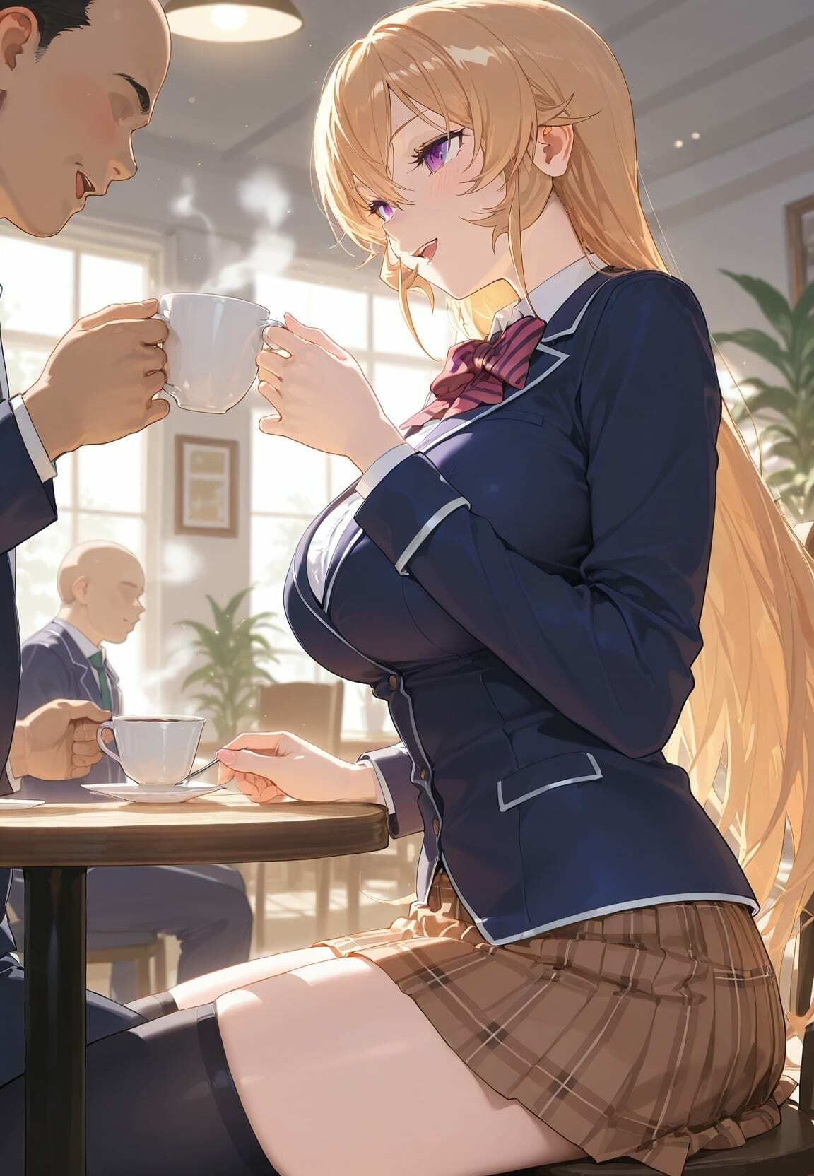 声かけられてお茶しただけなのに・・・簡単にお持ち帰りされて種付け調教されちゃう件www 食〇のソーマ  2 画像1