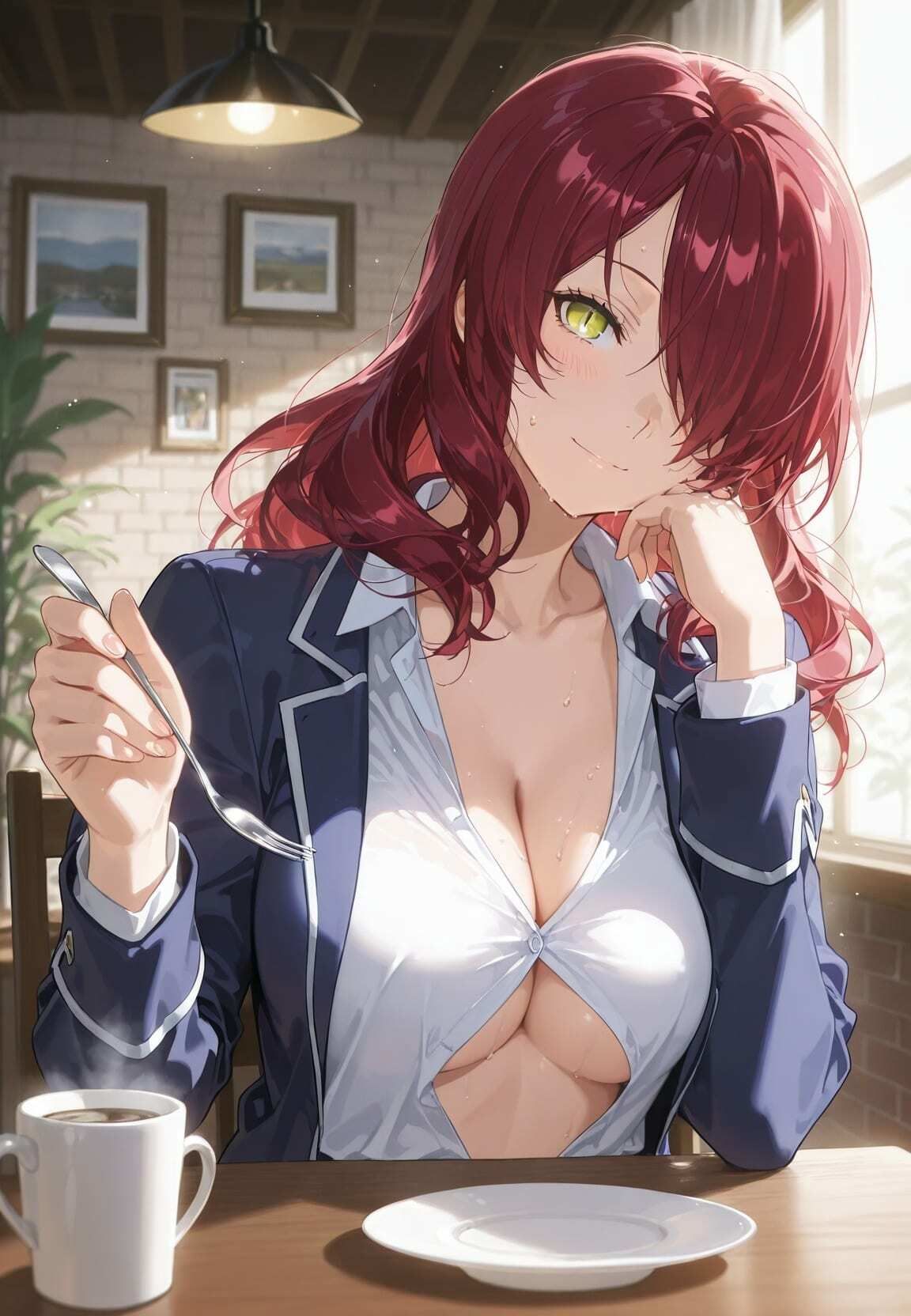 声かけられてお茶しただけなのに・・・簡単にお持ち帰りされて種付け調教されちゃう件www 食〇のソーマ  2 画像2