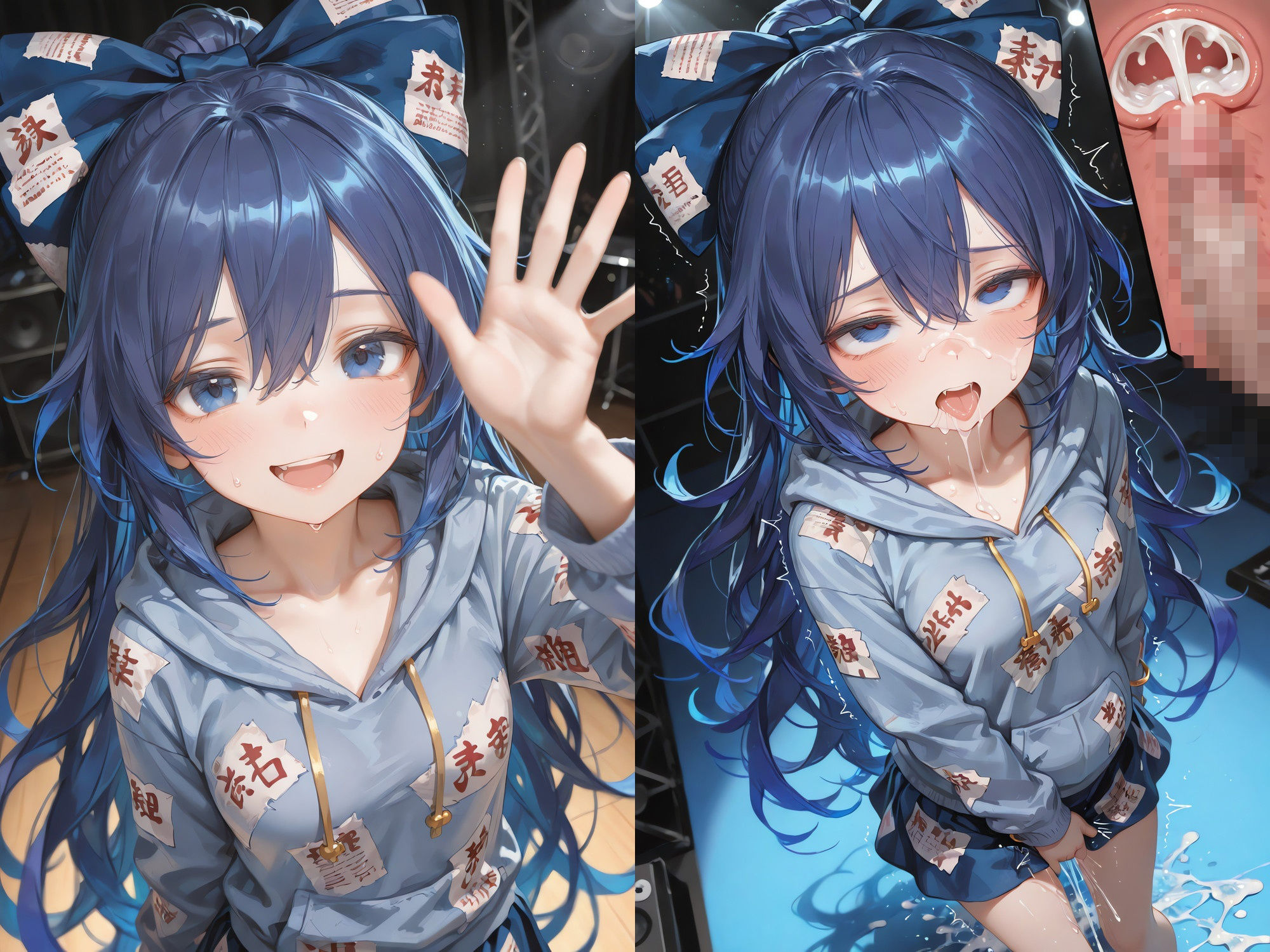 幻想郷アイドルライブで魔法のオナホがつながった 〜幻想郷ライブ×魔法のオナホ、中出し転送だらけの一日〜 (透過・ボテ腹あり) 画像1
