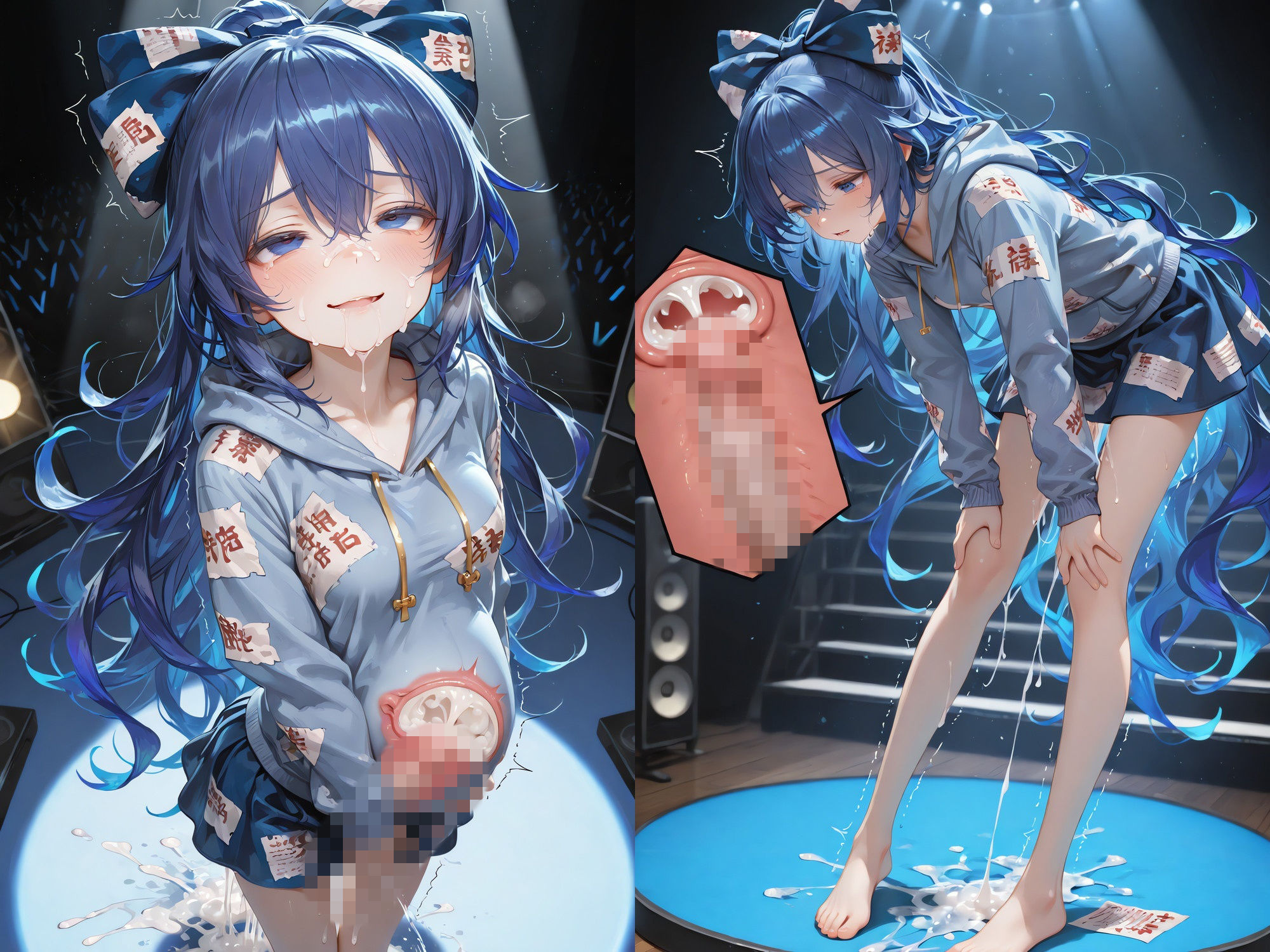 幻想郷アイドルライブで魔法のオナホがつながった 〜幻想郷ライブ×魔法のオナホ、中出し転送だらけの一日〜 (透過・ボテ腹あり) 画像2