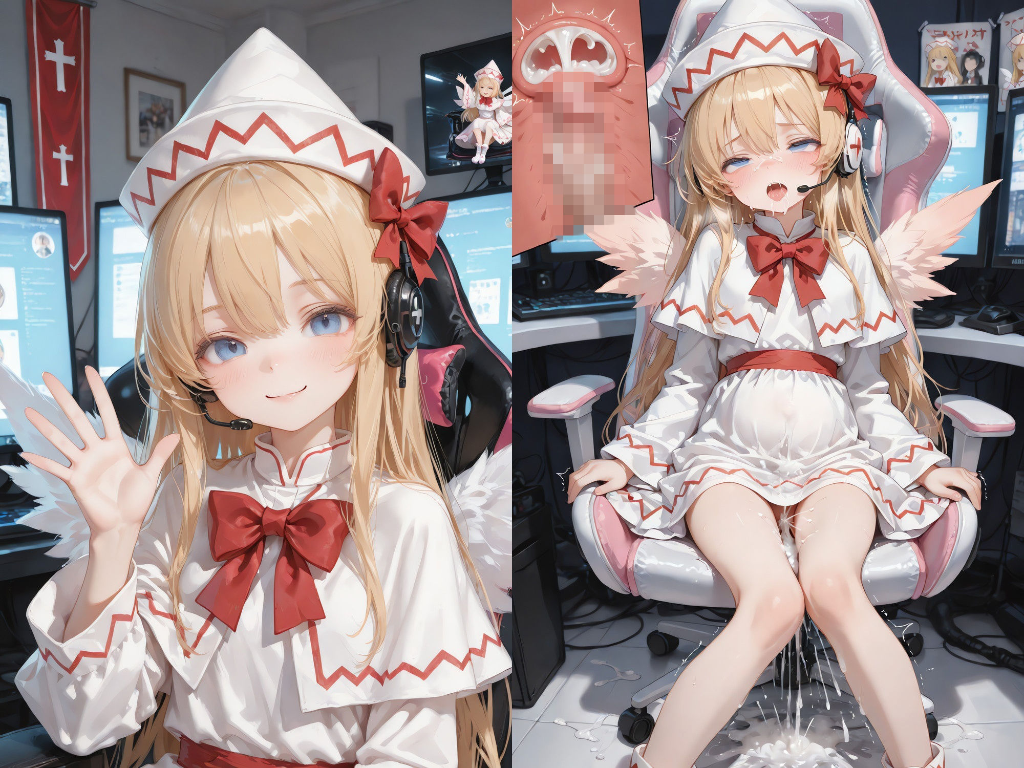 幻想郷アイドルライブで魔法のオナホがつながった 〜幻想郷ライブ×魔法のオナホ、中出し転送だらけの一日〜 (透過・ボテ腹あり) 画像7