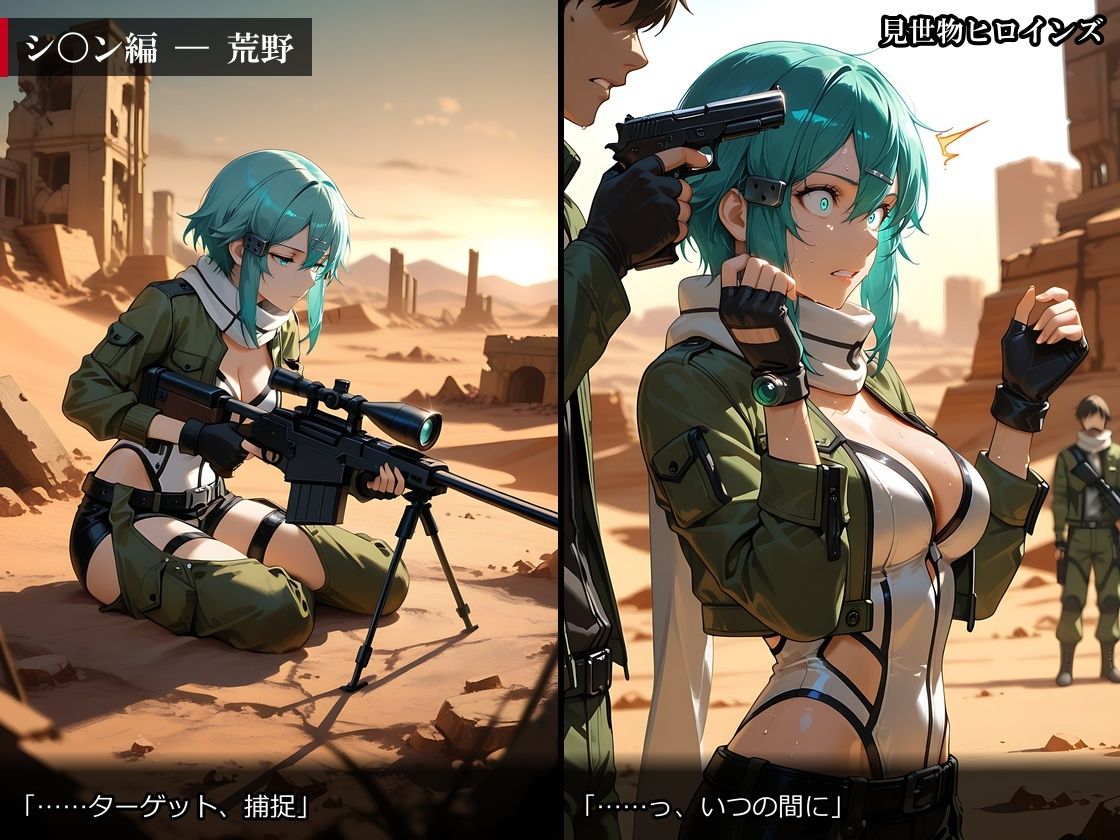 【500枚】見世物ヒロインズ 〜強い女ほど、よく堕ちる〜 SA〇編 ア〇ナ＆直〇＆シ〇ンの作品画像 6