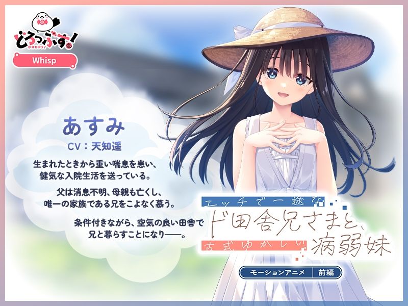 エッチで一途なド田舎兄さまと、古式ゆかしい病弱妹 モーションアニメ(前編) 1枚目