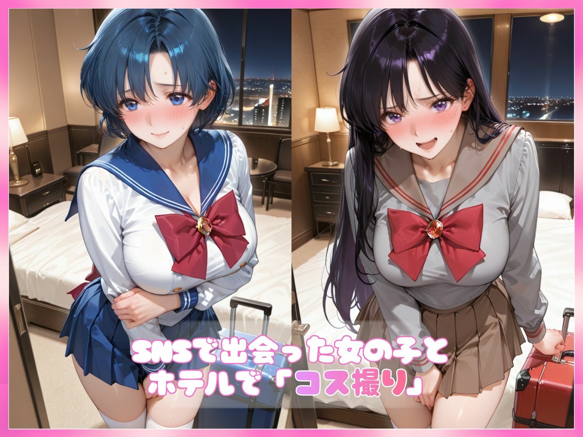コスプレ撮るだけの約束だったのにオフパコされちゃった。 【〜あ○＆れ○〜】 画像1