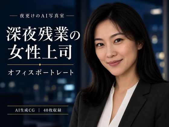 深夜残業の女性上司