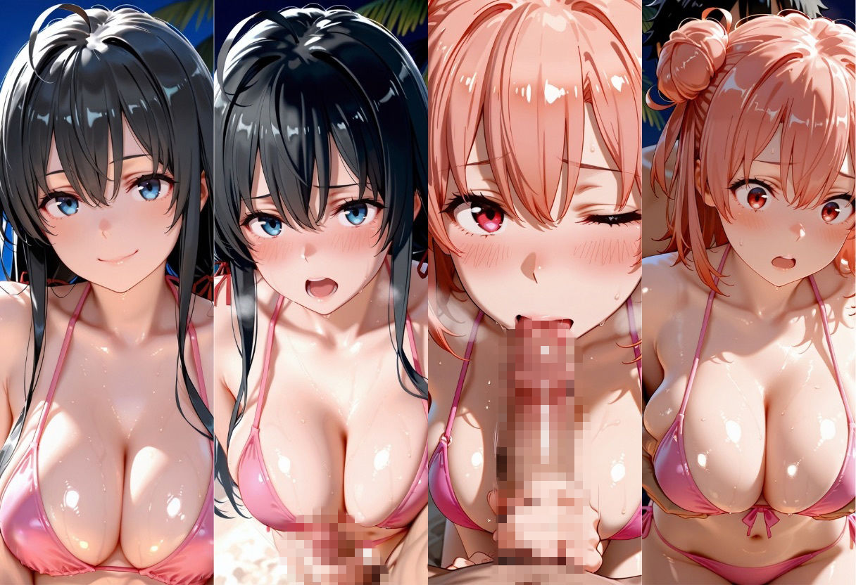 生意気ギャルをナイトビーチでSEXした話 や◯り俺の青春ラブコメはまちがっている。編 画像1