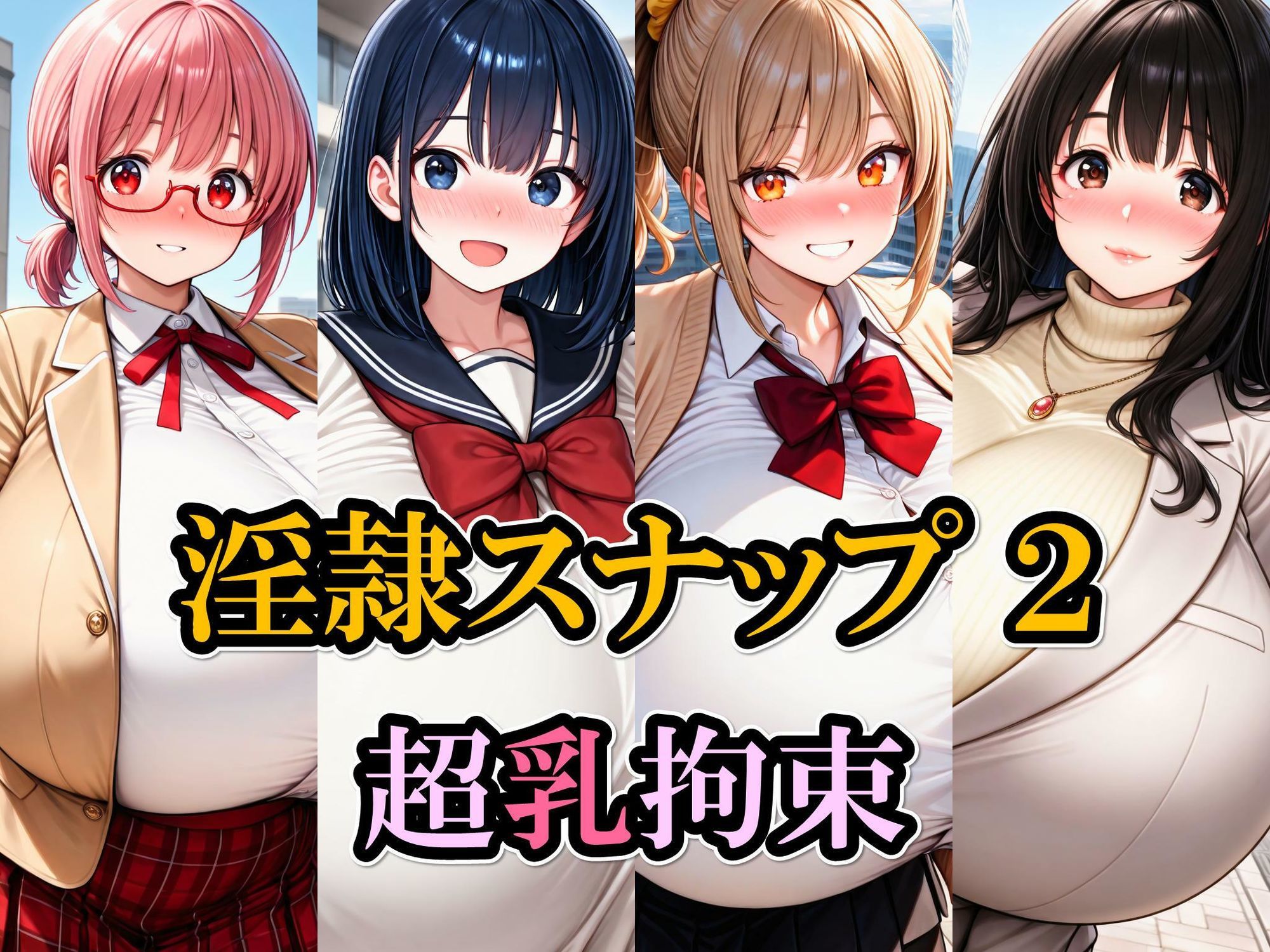 淫隷スナップ2/超乳拘束 画像1