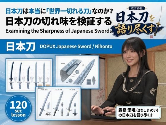 パンチラガチャ★霧島 愛唯（きりしま めい）『日本刀を語り尽くす』第1章-...