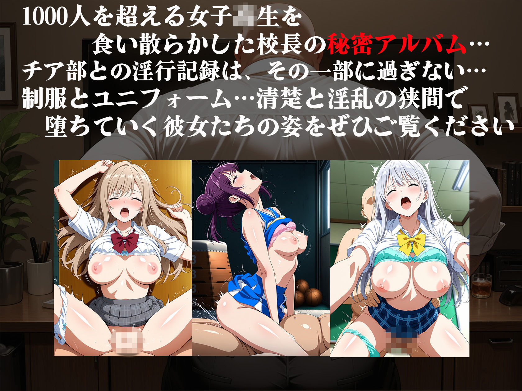 禁断の学園アルバム（チアダンス部編）  〜名門校長が隠し持っていた女子校生淫行記録〜