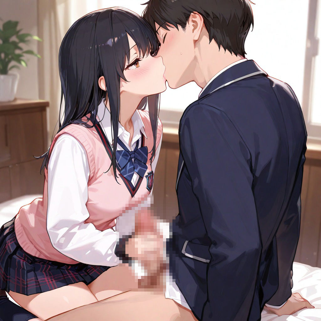 ピンク制服が似合う女子  お色気発動大胆生ハメエッチ