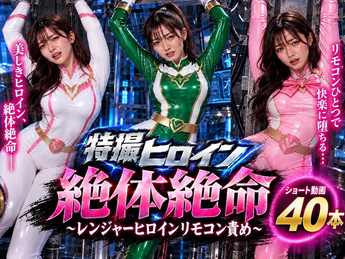 特撮ヒロイン絶体絶命〜レンジャーヒロインリモコンバイブ責め〜
