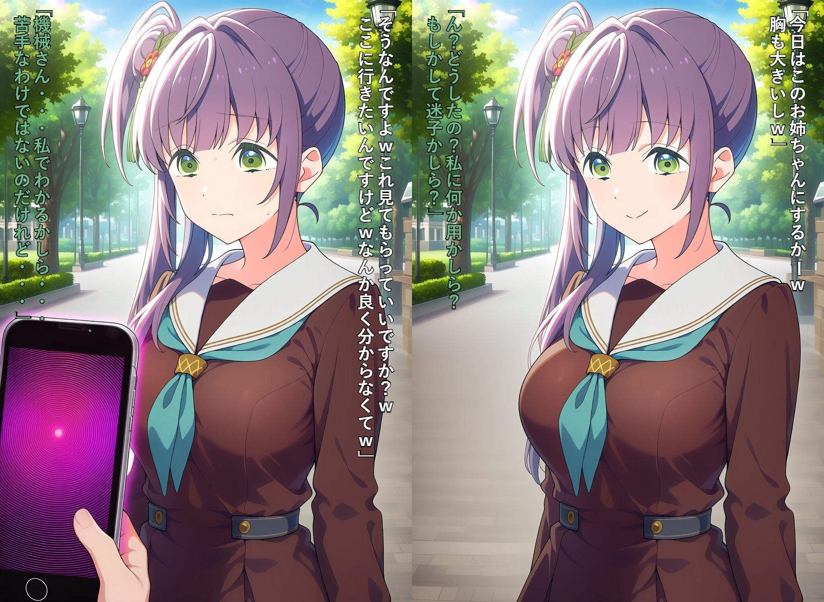 催〇アプリで人生終わらせてみたw 乙〇梢ちゃん 画像1