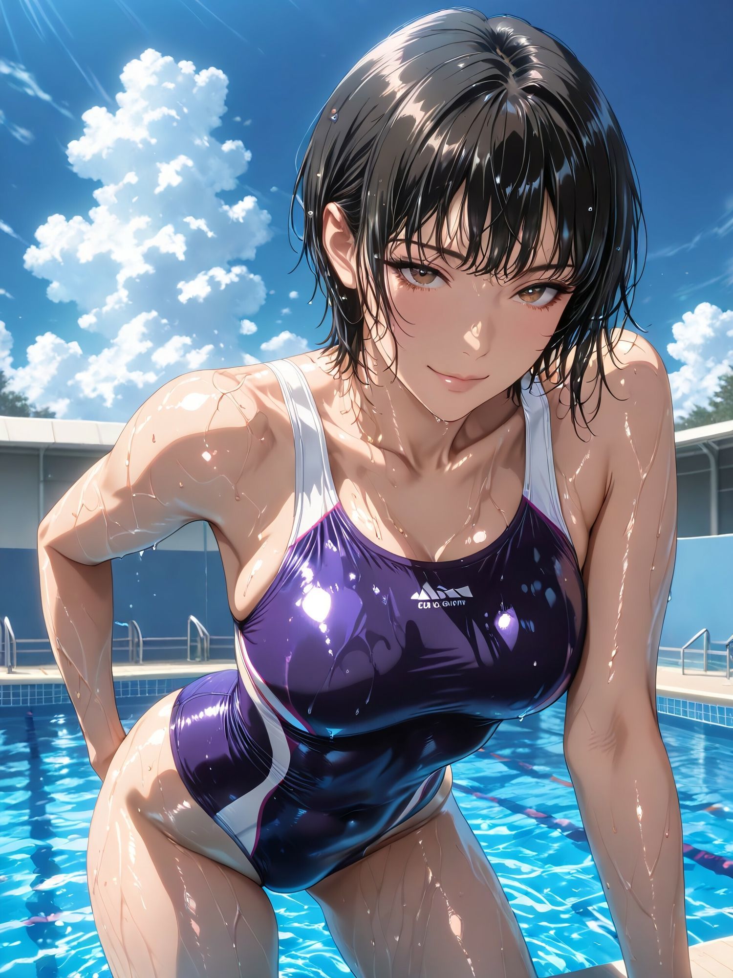 美少女と競泳水着3 画像2