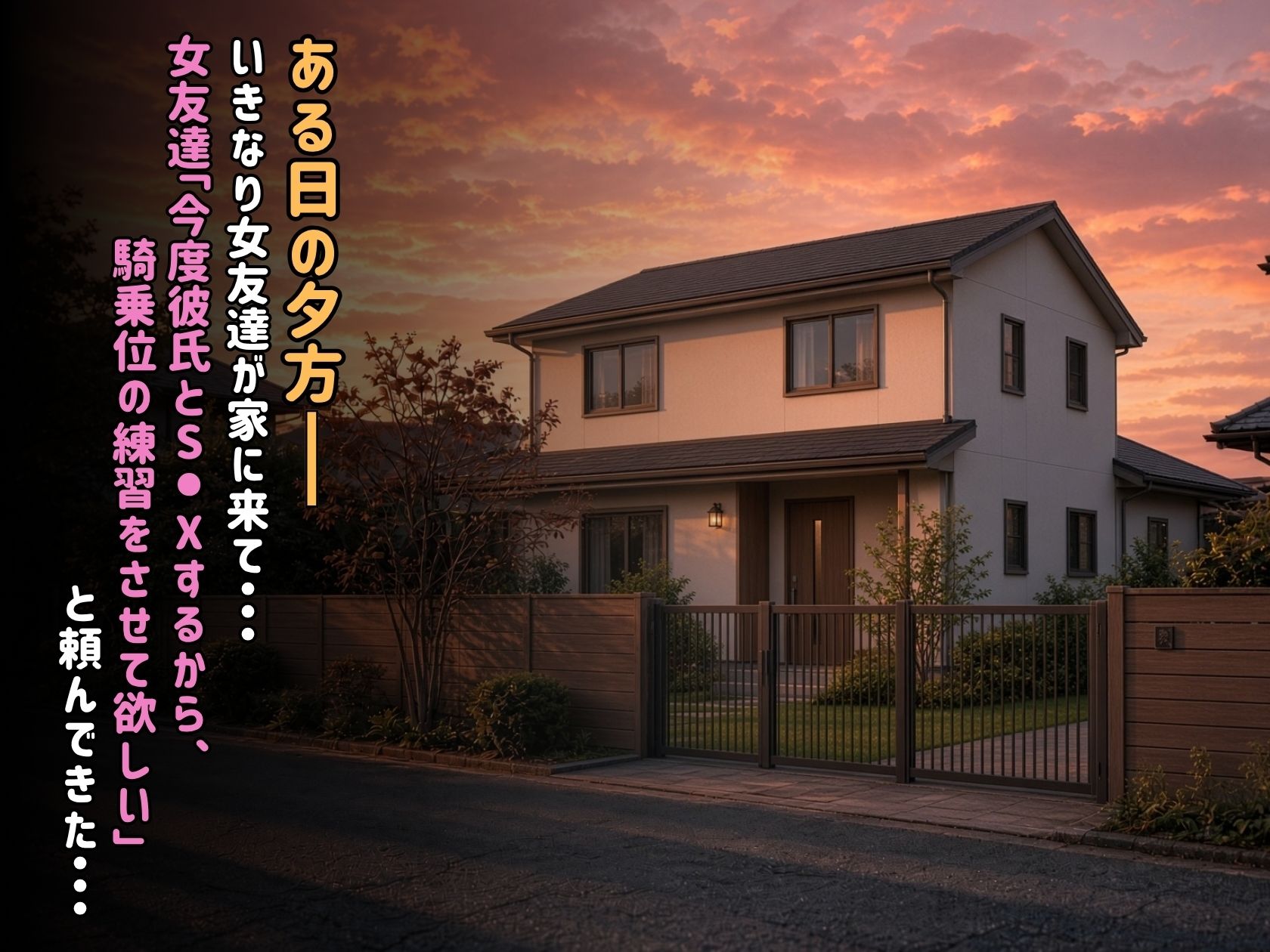 騎乗位の練習だけの筈が、正常位までして中出しする話！
