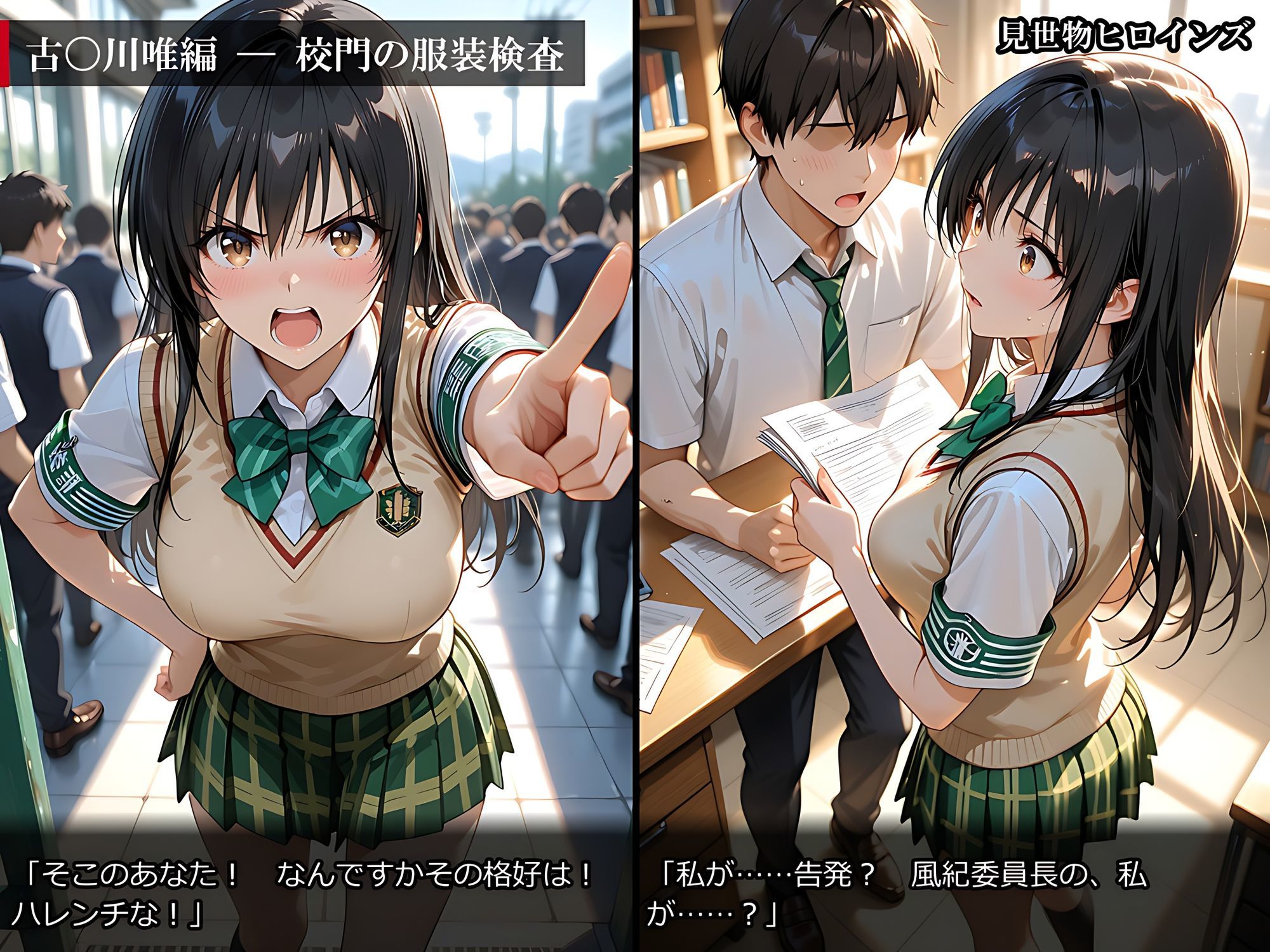 【500枚】見世物ヒロインズ 〜強い女ほど、よく堕ちる〜 ToL〇VEる編 古〇川唯&金〇の闇&御〇涼子