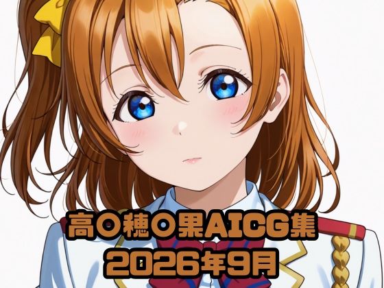 高〇穂〇果AICG集2026年9月の表紙