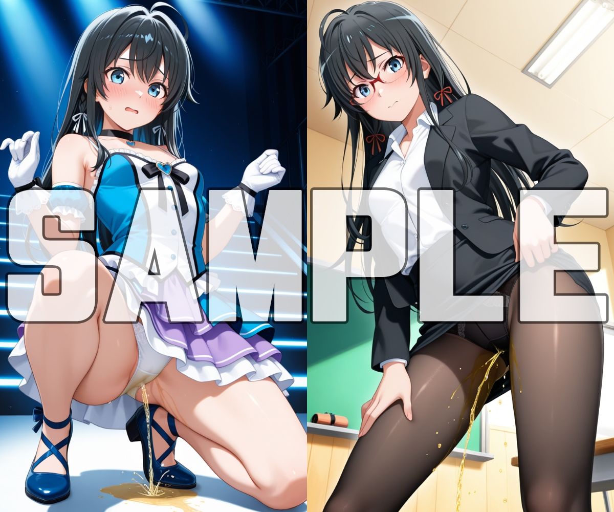 おしっこお漏らしチャレンジ【俺ガ〇ル コスプレ編】