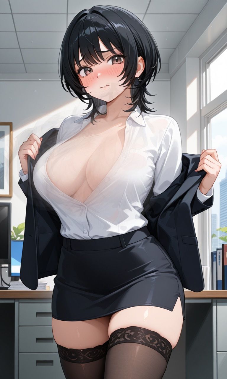 黒髪ウルフの女の子 コスプレ集55枚 ※ちょいエロ