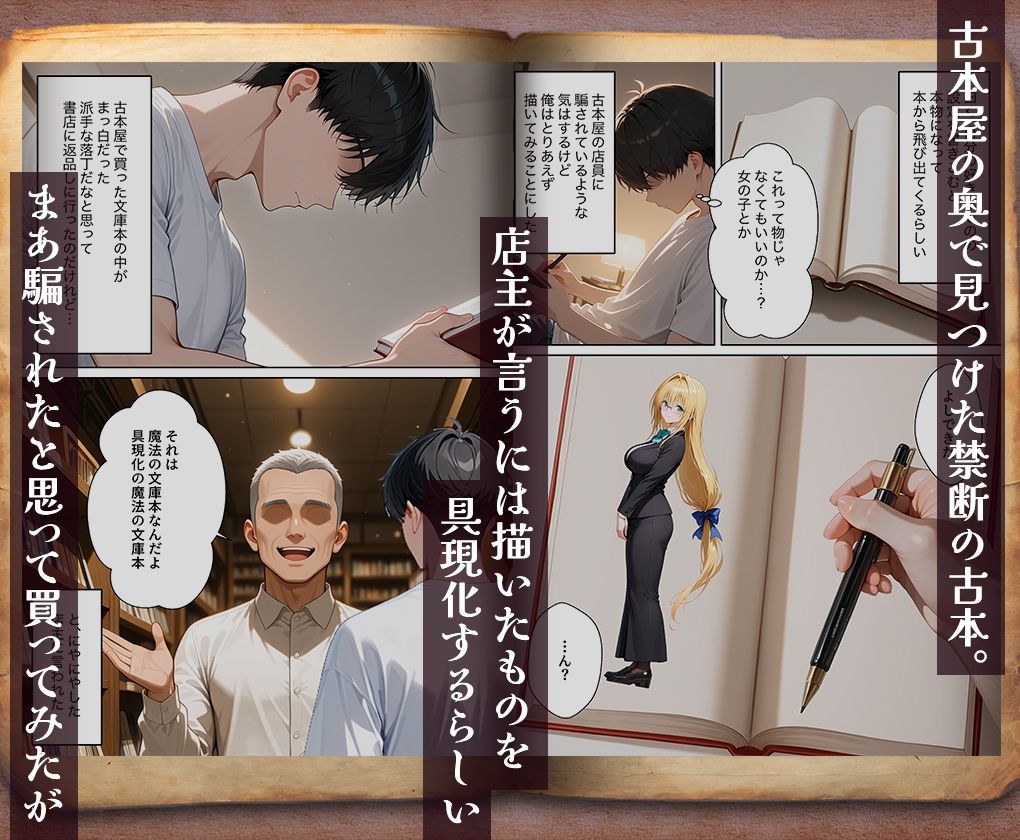 古本から出てきたのは、孕ませ専用の彼女だった _テ○アーユ