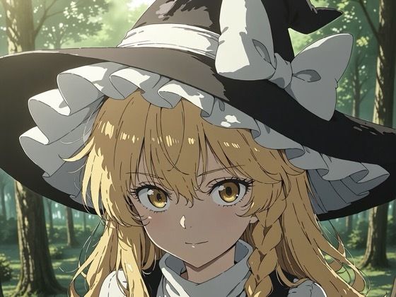霧雨魔理沙と森の触手植物