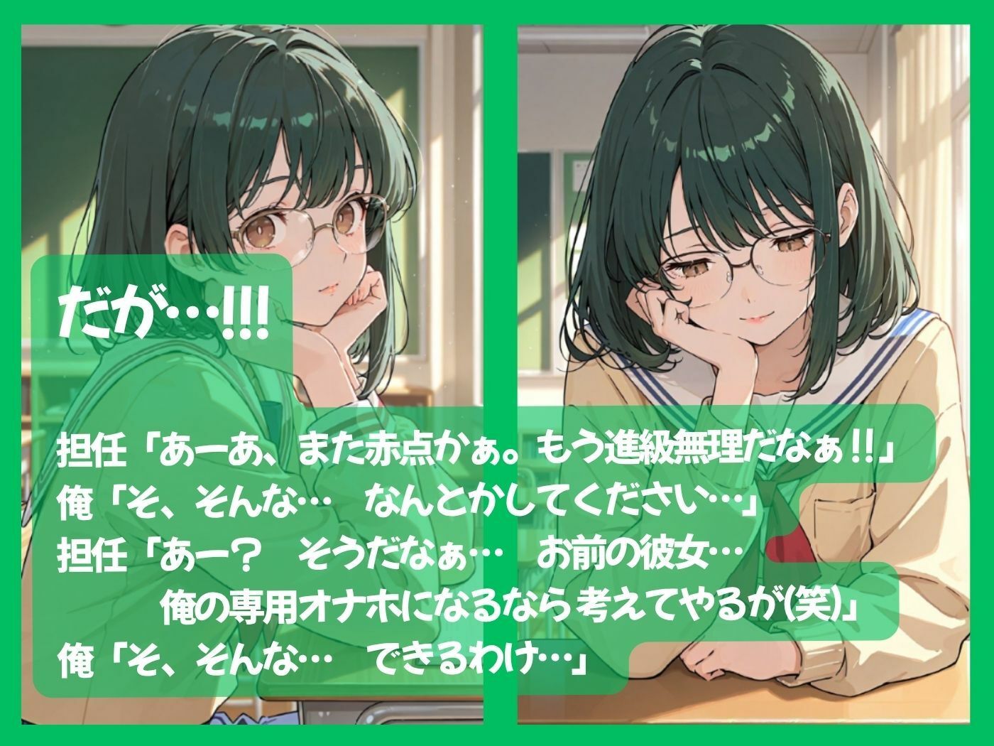 僕っ娘オタクな俺の彼女が担任教師のオナホになった件