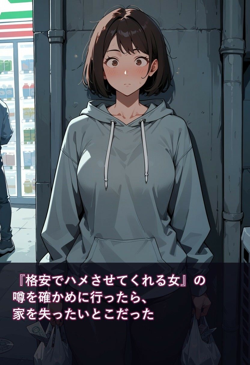 『格安でハメさせてくれる女』の噂を確かめに行ったら、家を失ったいとこだった