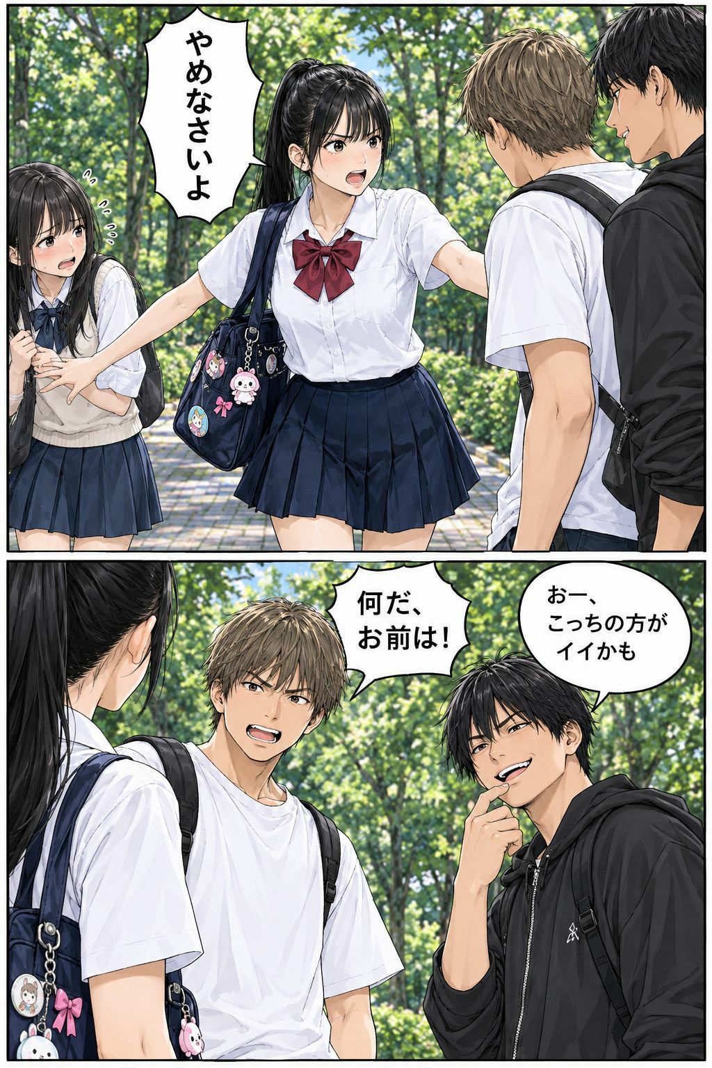 女子校生ぶっかけまくり