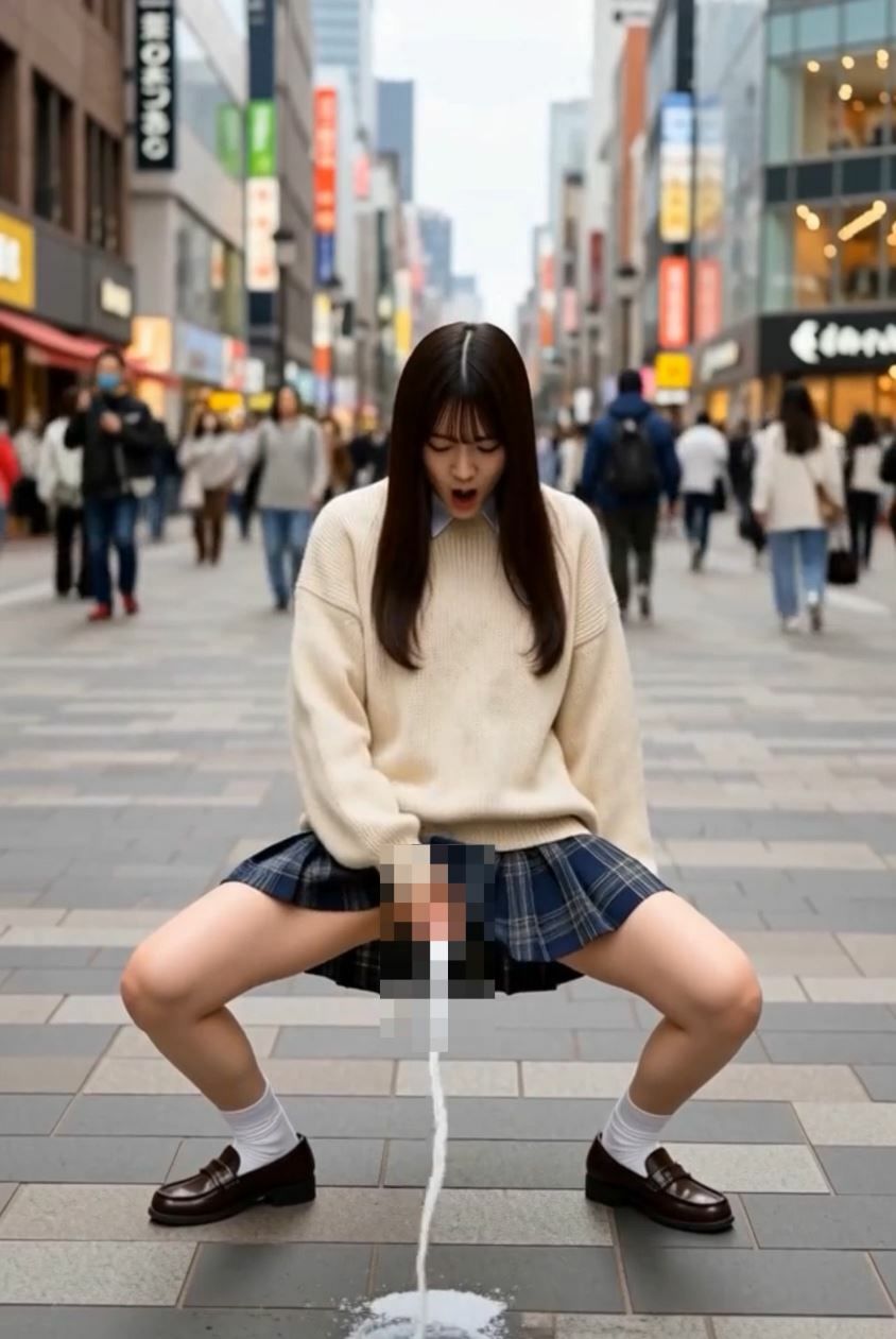 ふたなり女子 エスカレートする露出行為!野外露出射精!男湯乱交!電車内フェラ!メイド喫茶ブッカケ!制御不能超巨大マラ! 画像3