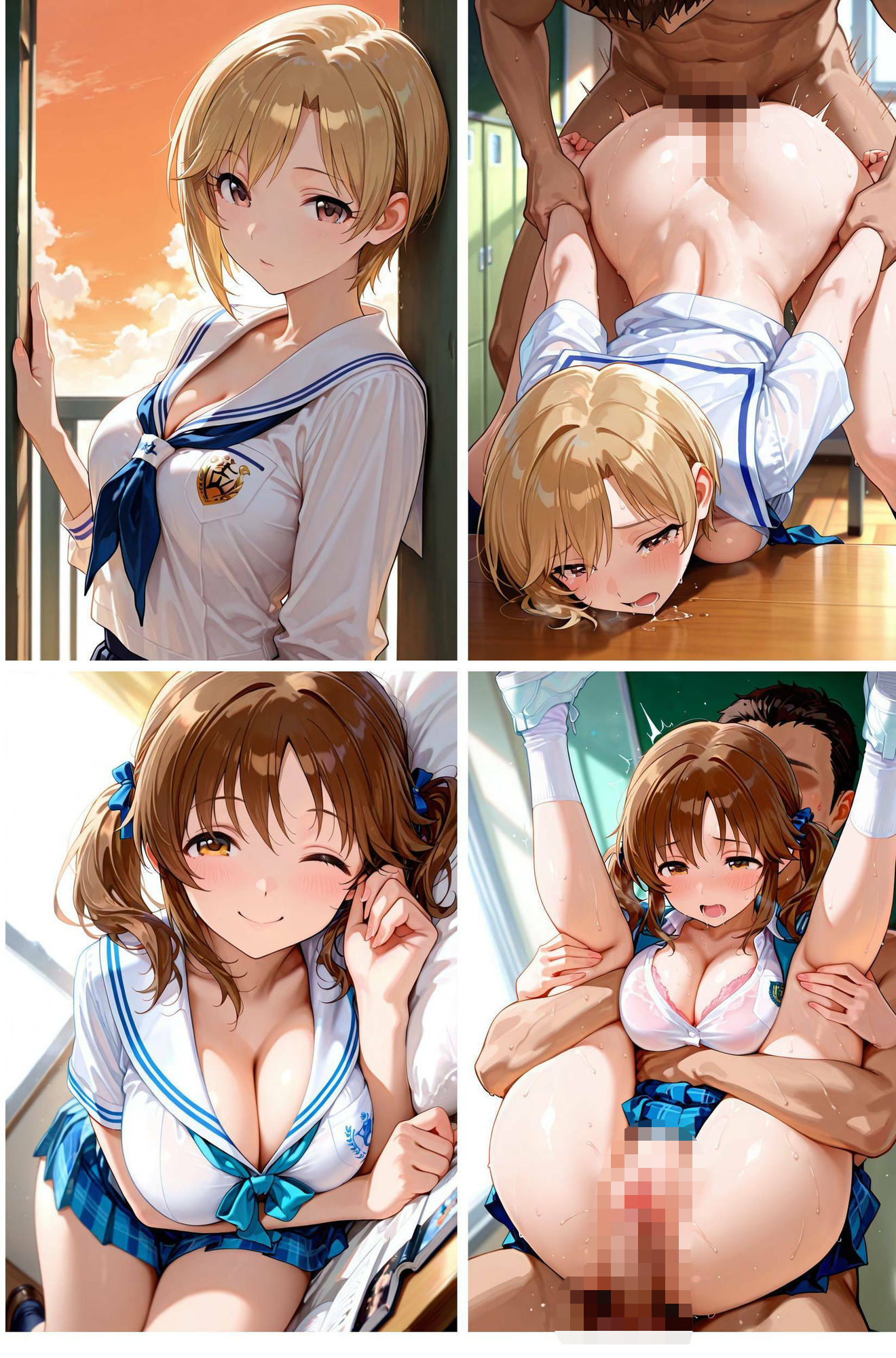 シンデレラアイドルとエッチする話 制服編