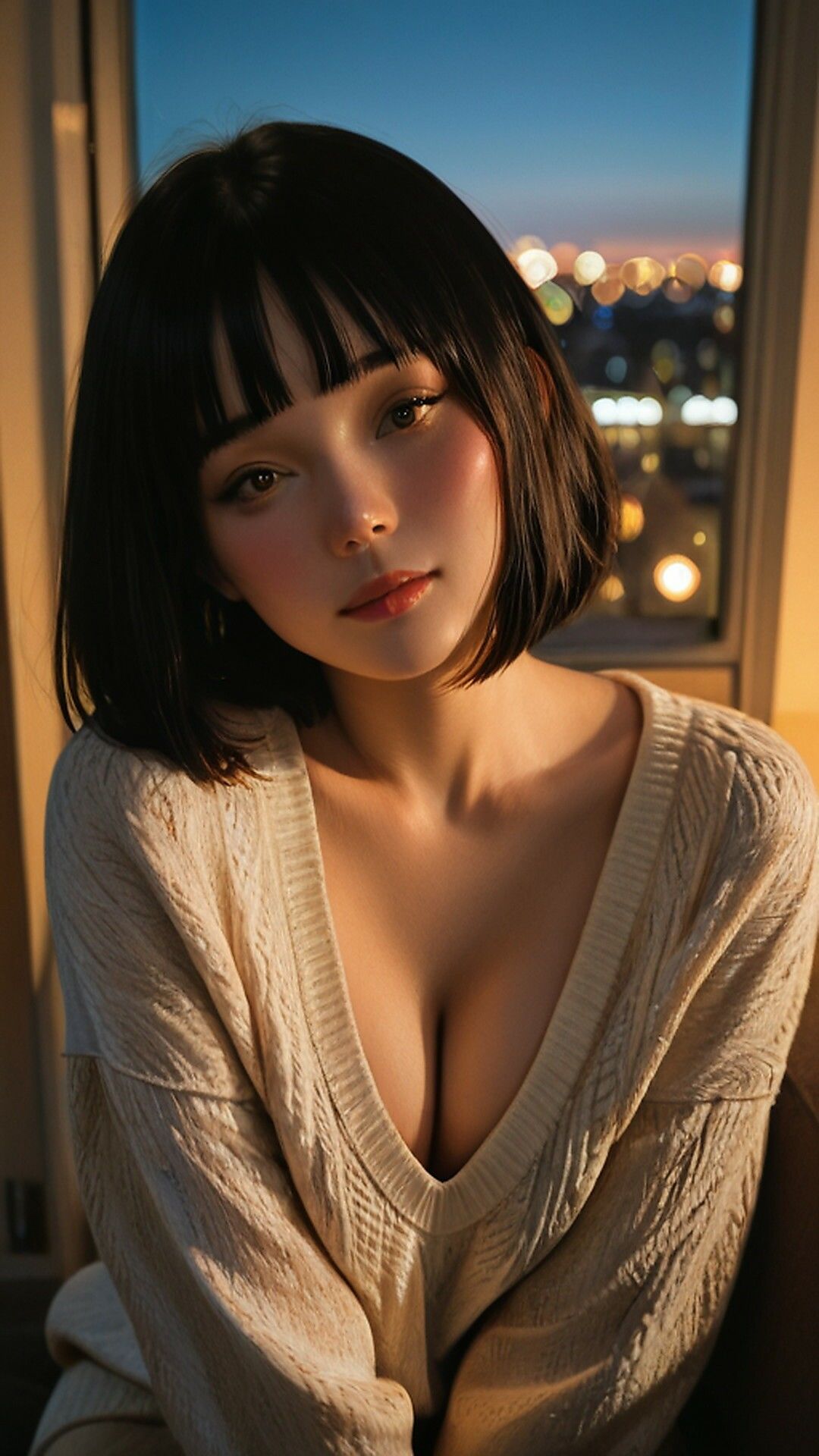 【AIグラビア】完全主観POV・僕だけのカノジョと秘密の家デート50枚超