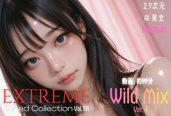 2.9次元AI美女 PORTRAIT EXTREME Tuned Collection VOL.011 Wild Mix Ver.4 AI SEX 動画集 画像1