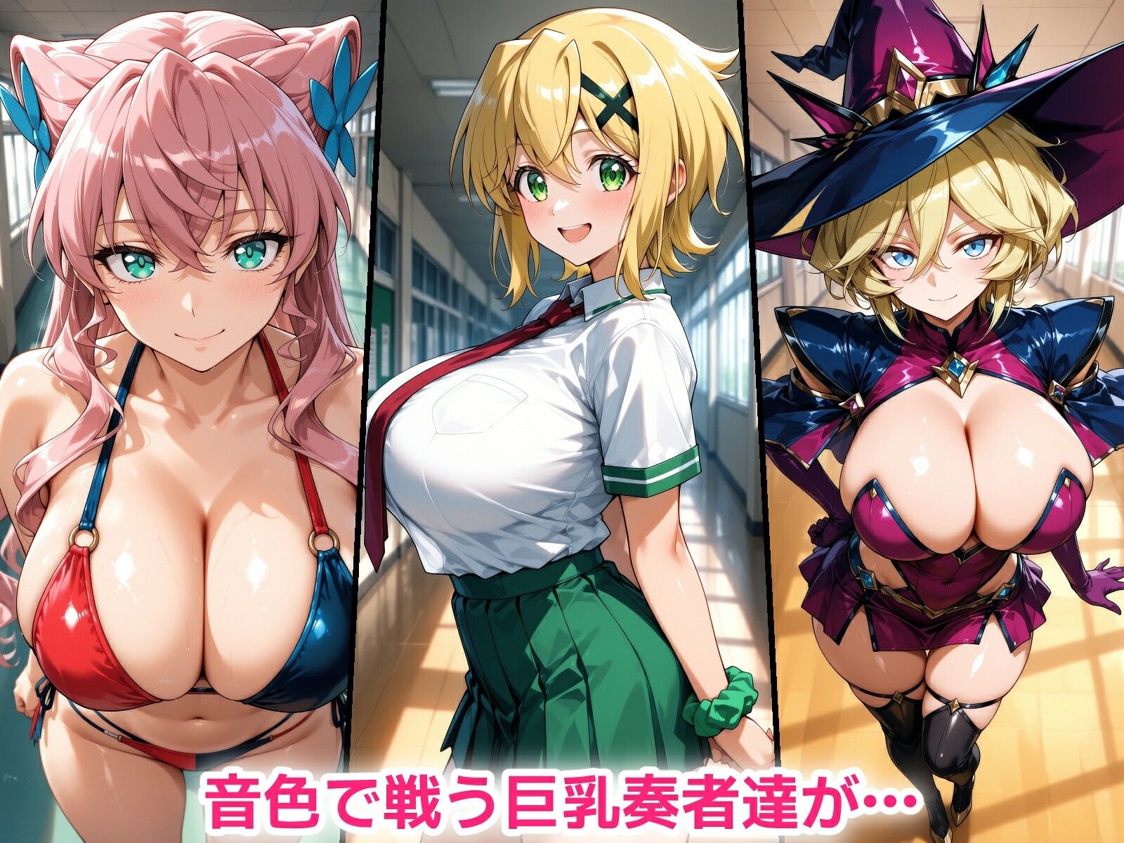 催●おじさんに寝取られる！巨乳奏者たち〜全員メス堕ち・孕ませ〜
