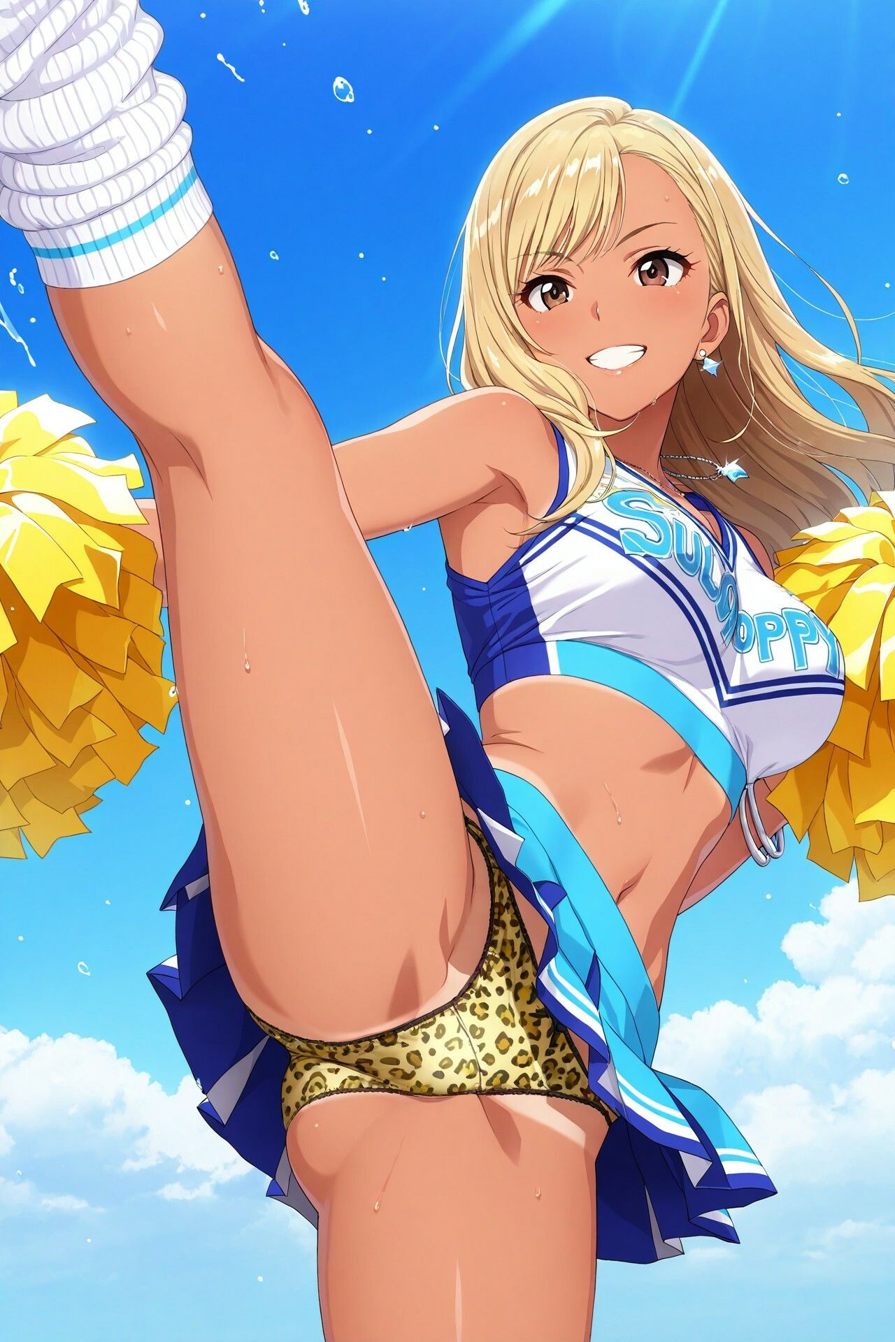 生パンチアガールのたくし上げ＆ハイキックパンチラ  Vol.2 サンプル画像 3