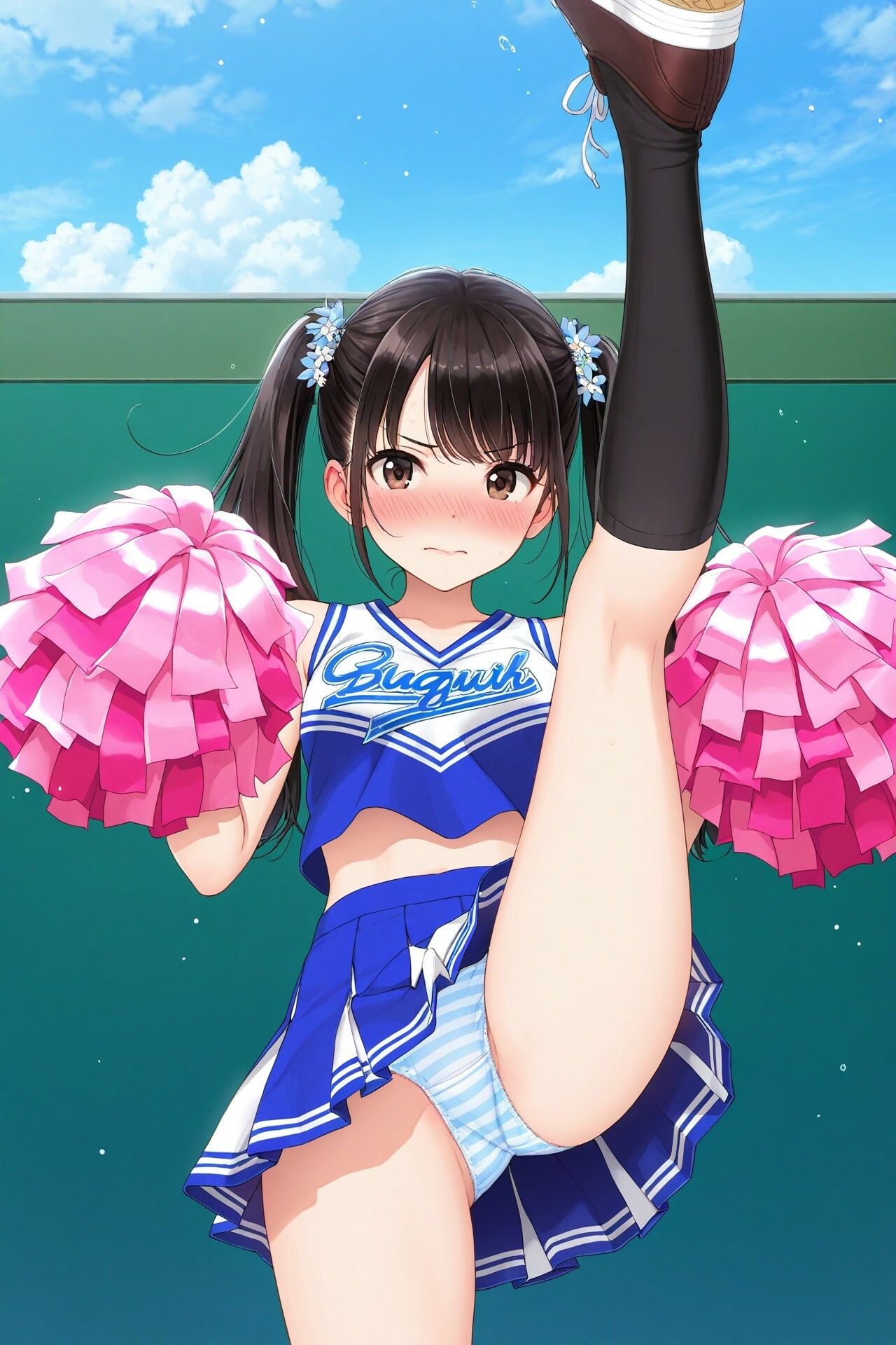 生パンチアガールのたくし上げ＆ハイキックパンチラ  Vol.2 サンプル画像 7