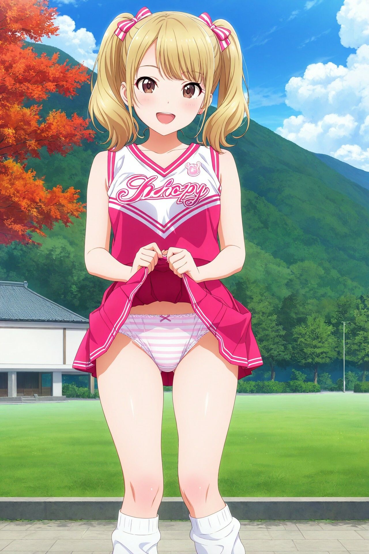 生パンチアガールのたくし上げ＆ハイキックパンチラ  Vol.2 サンプル画像 8
