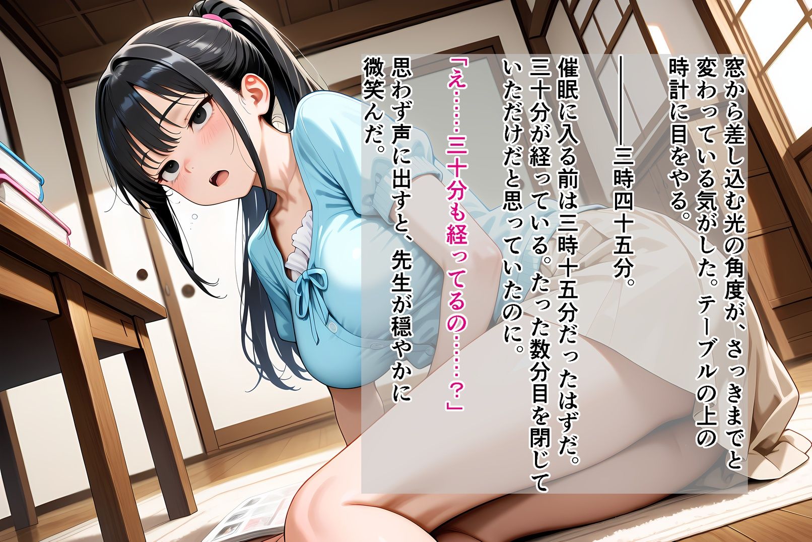 彼氏が問題集を解いている隣の部屋で、私は催●で先生のものになりました_前編