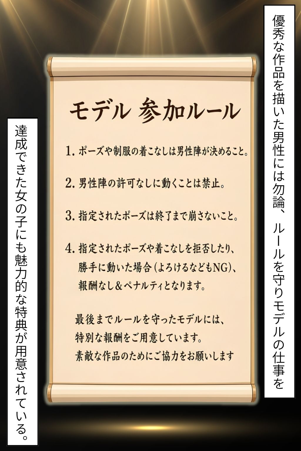 Hな公開絵画コンクール(3) 〜 積み重なる快感に体と意識はもう限界!?激しすぎる中出しピストンに精子まみれで快楽堕ち(はーと) 〜
