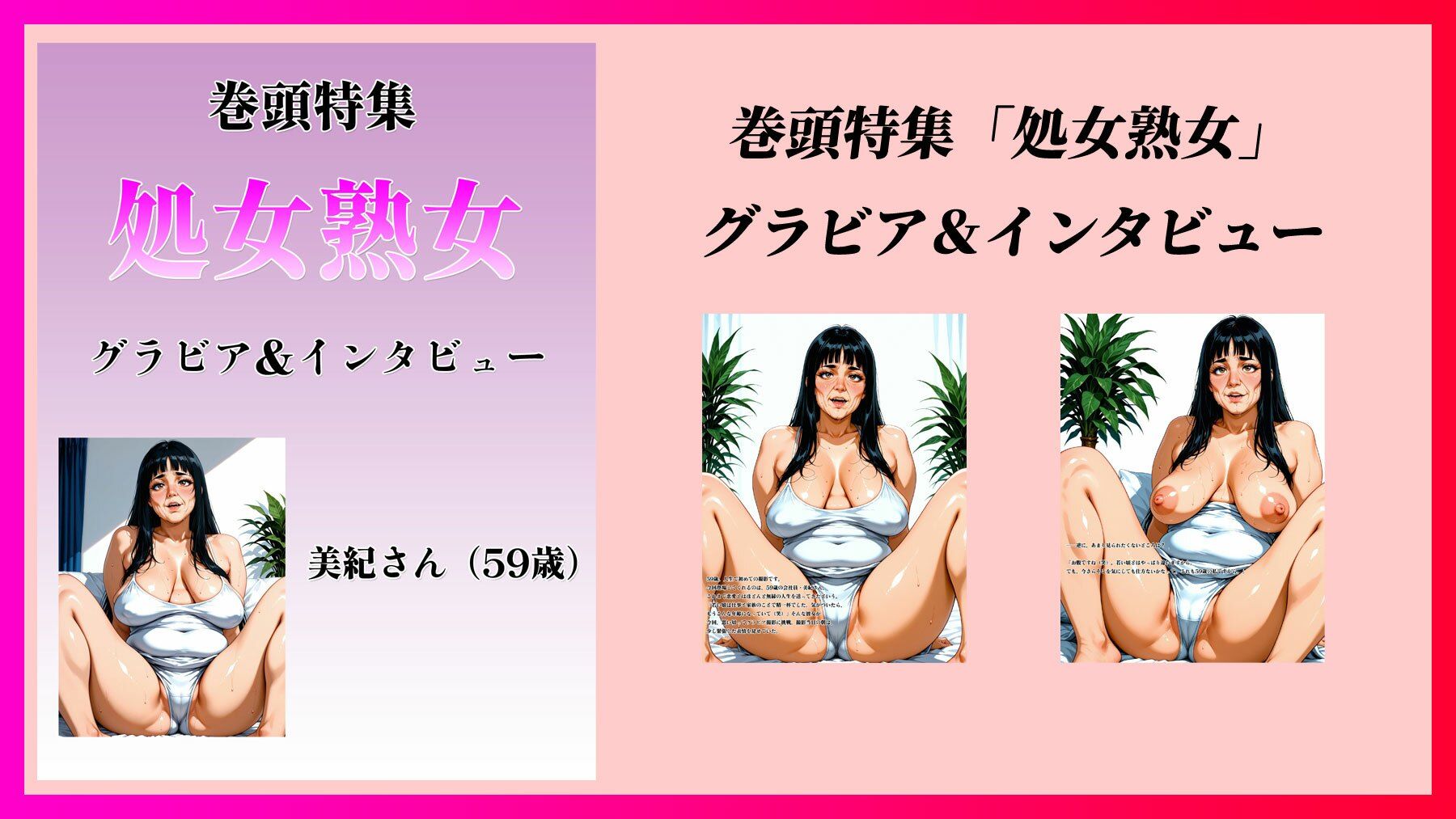 秘密のAI発情熟女クラブ Secret AI MILF 創刊号