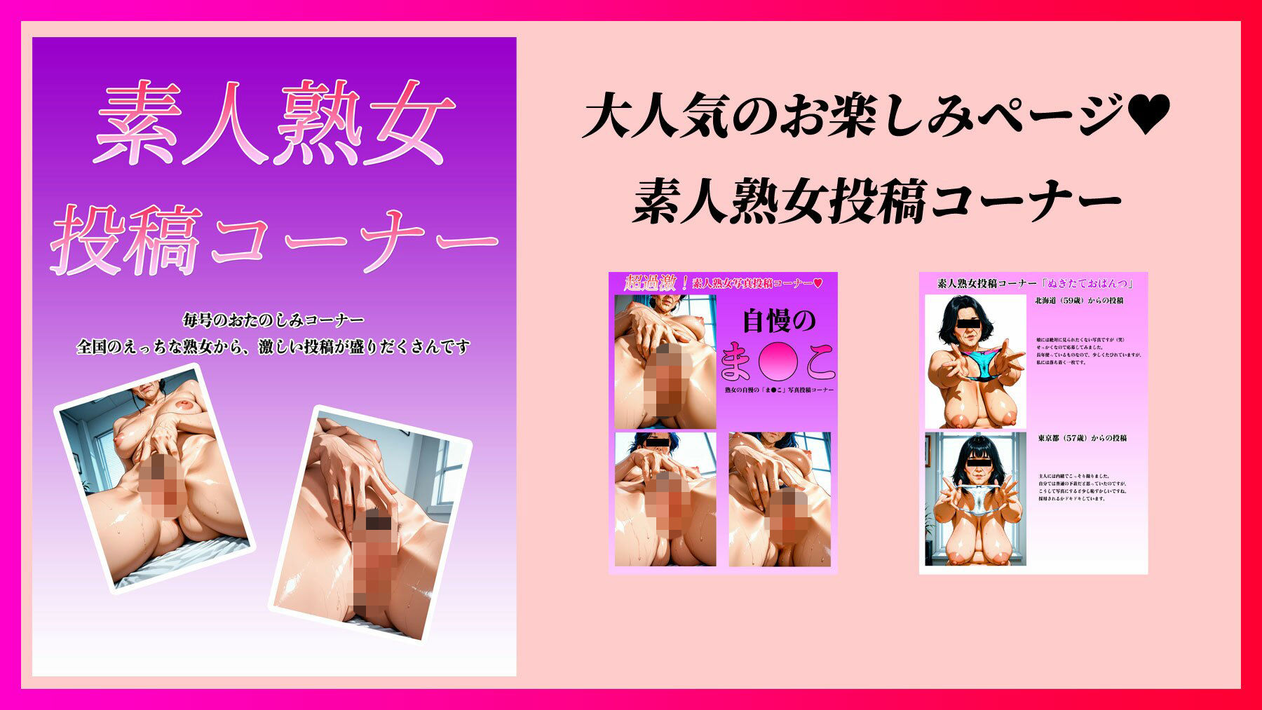 秘密のAI発情熟女クラブ Secret AI MILF 創刊号