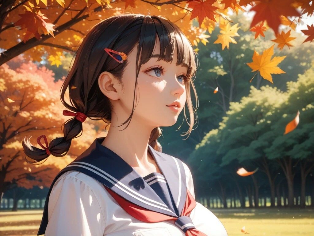 白エプロン家政婦と紅葉を楽しむ美女と屋上プレイと雨宿り古民家3