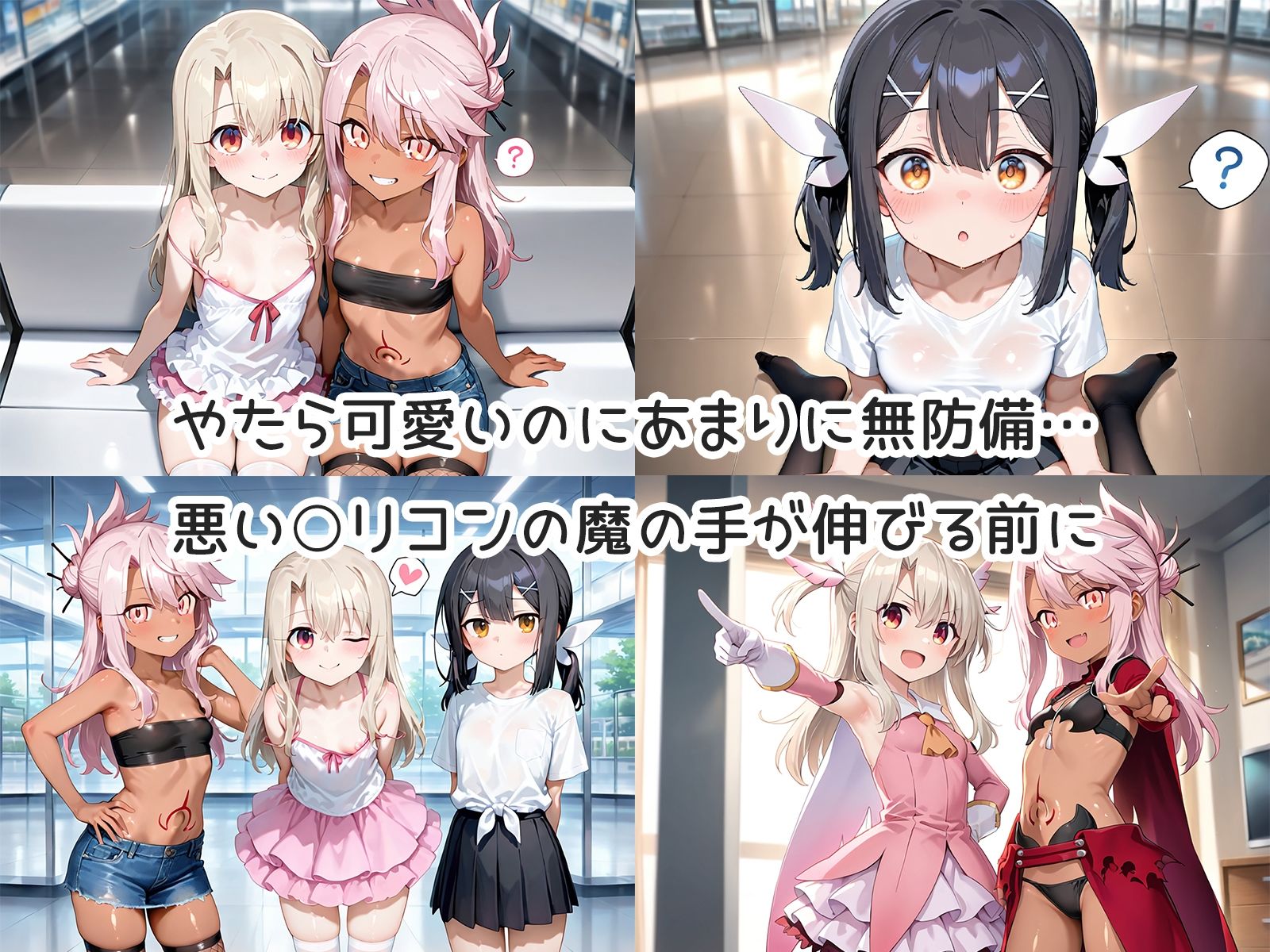みかけて即ゲットした極上○リが三人とも揃って魔法少女でした。(500枚) サンプル画像1