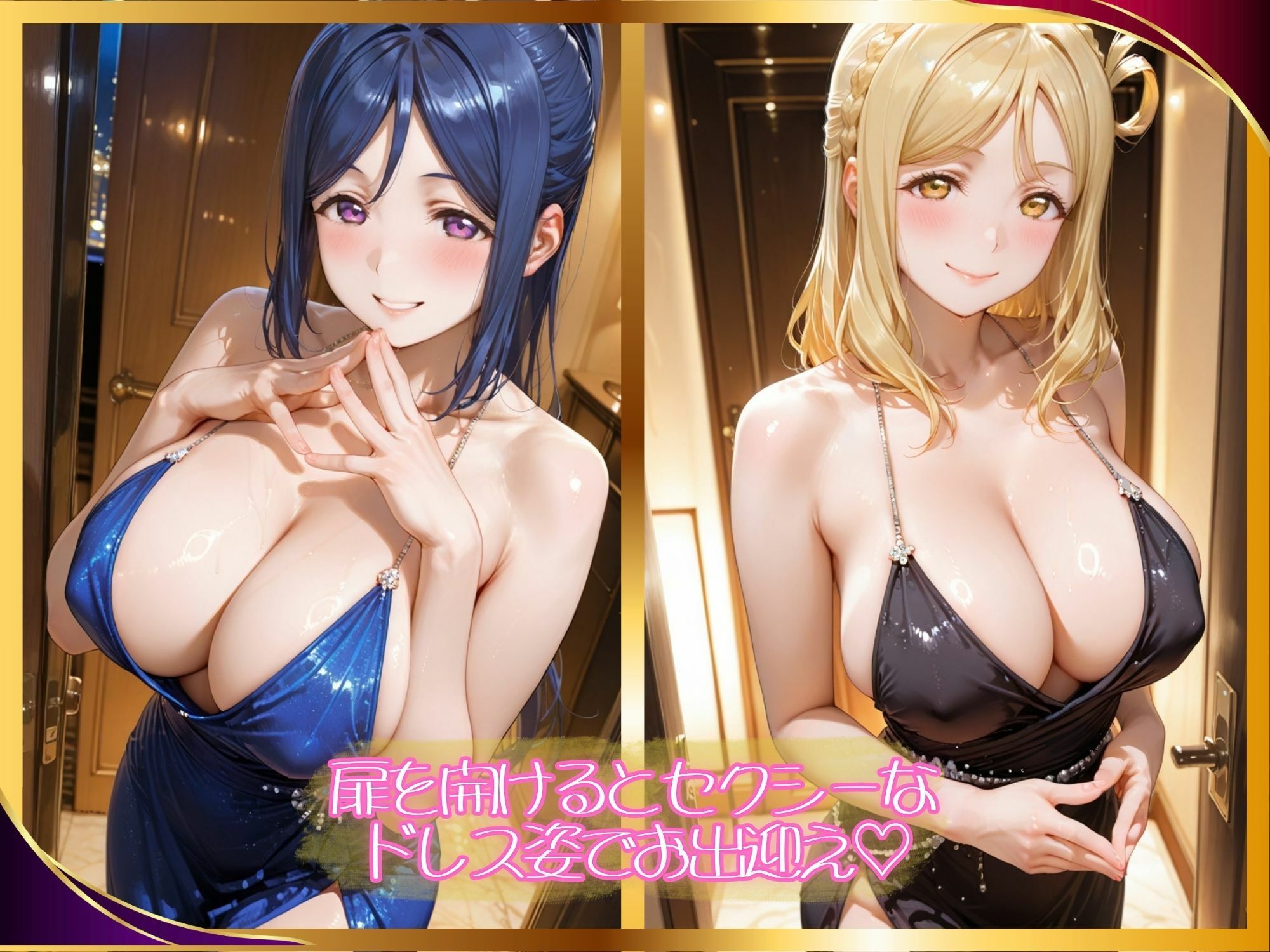 【高級風俗嬢】濃厚ご奉仕 〜ラブラ●ブ！サ●シャイン！！ 松浦 ●南＆小原 ●莉〜 画像1